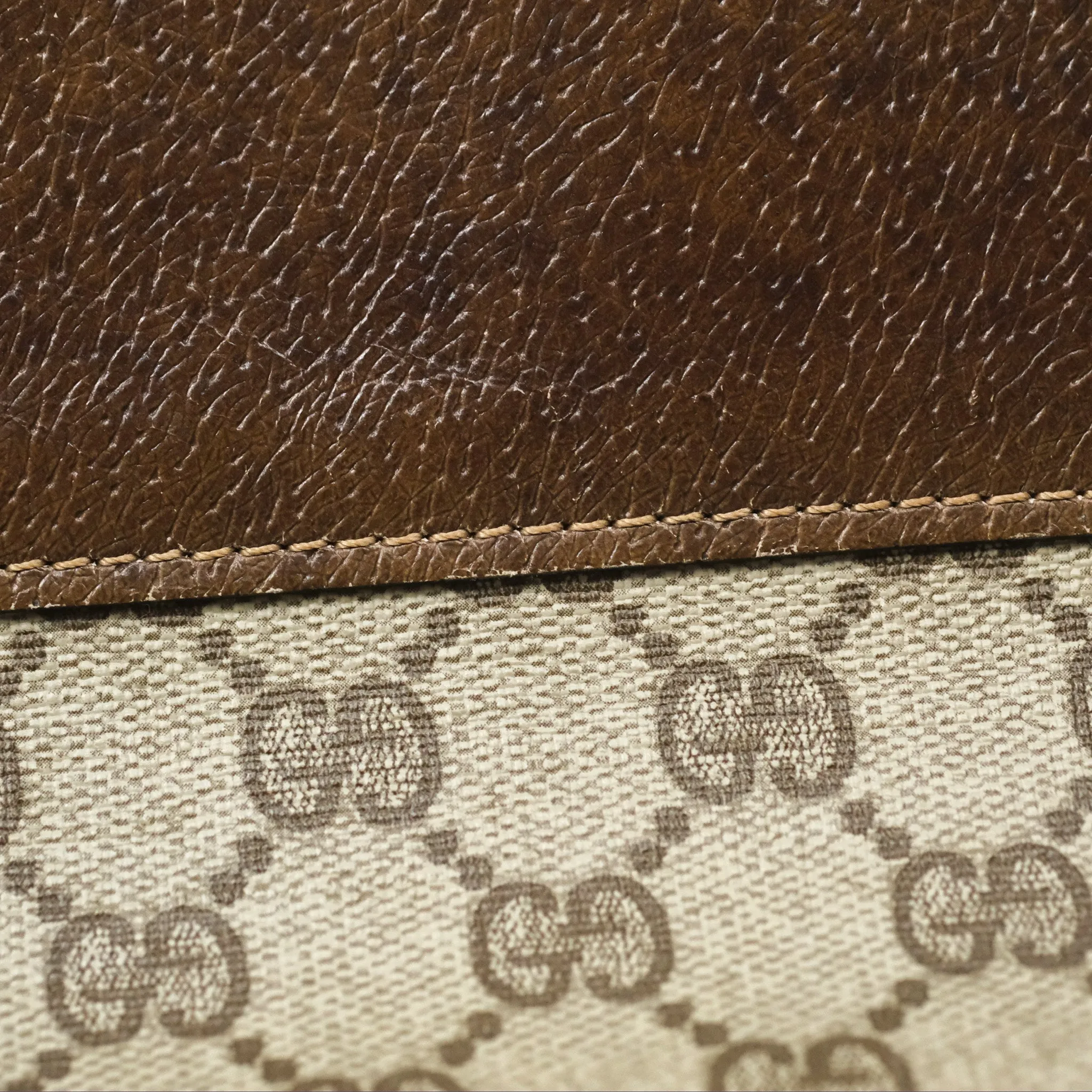 Gucci Vintage GG Supreme Tote Bag Canvas