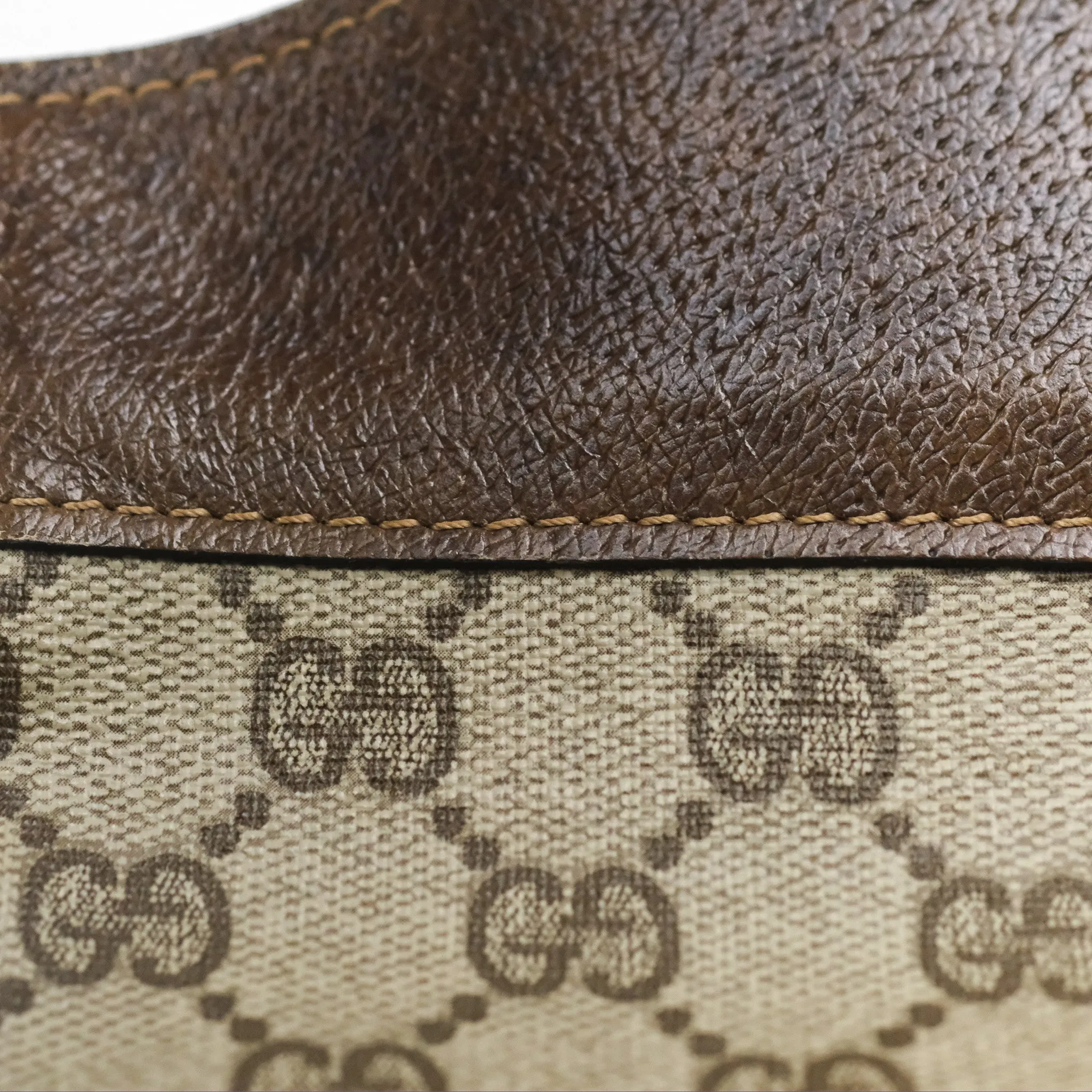 Gucci Vintage GG Supreme Tote Bag Canvas