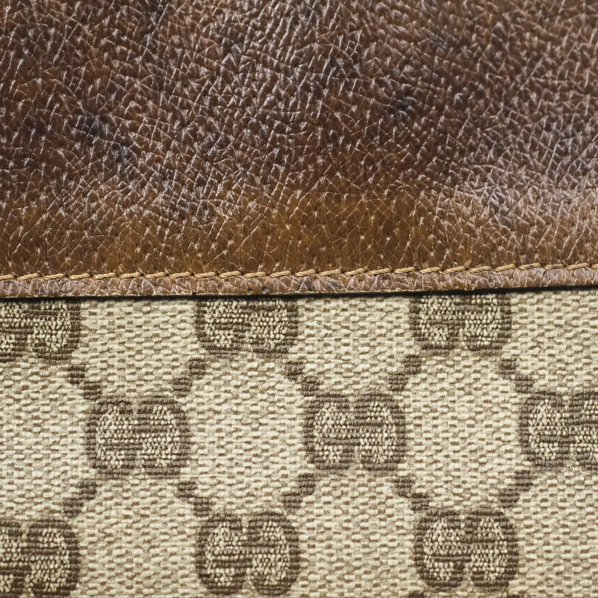 Gucci Vintage GG Supreme Tote Bag Canvas