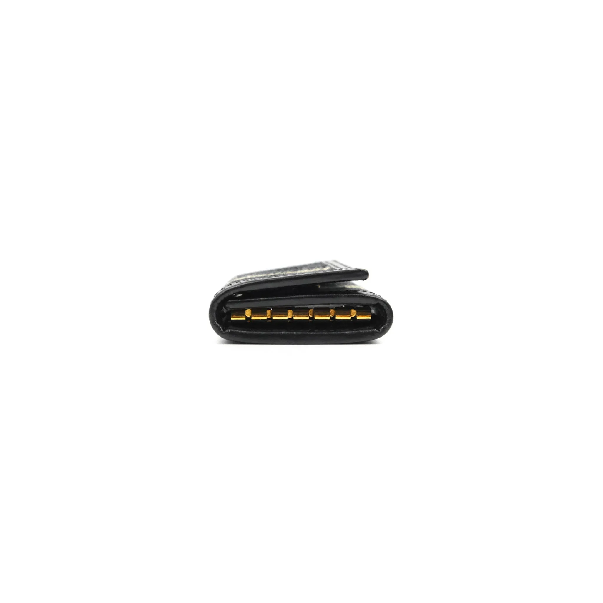 Gucci Vintage GG Web Six-Key Holder Black Canvas
