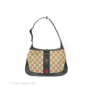 Gucci Vintage Jackie Shoulder Bag Beige/Brown GG Supreme Canvas