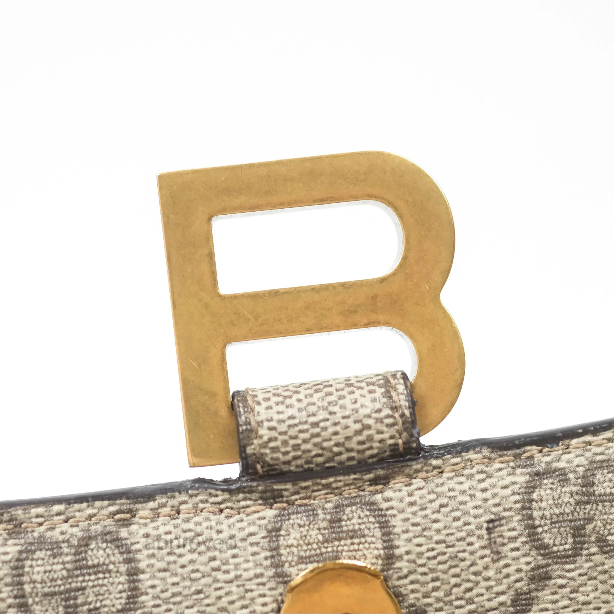 Gucci x Balenciaga The Hacker Project Small Hourglass Bag Beige/ Ebony