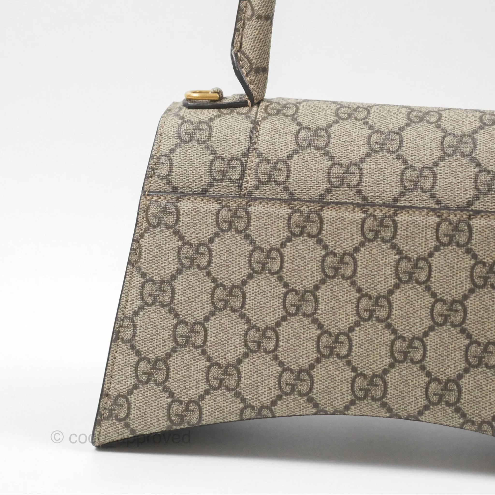 Gucci x Balenciaga The Hacker Project Small Hourglass Bag Beige/ Ebony