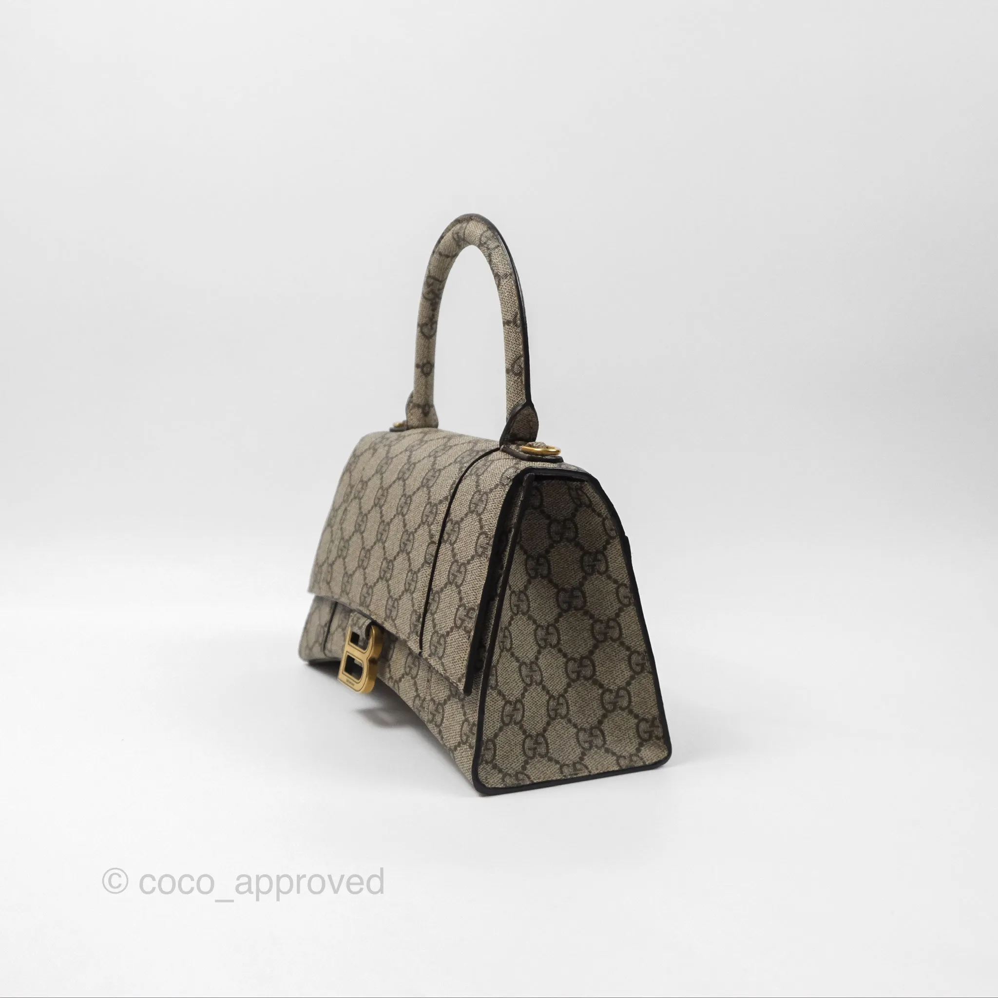 Gucci x Balenciaga The Hacker Project Small Hourglass Bag Beige/ Ebony