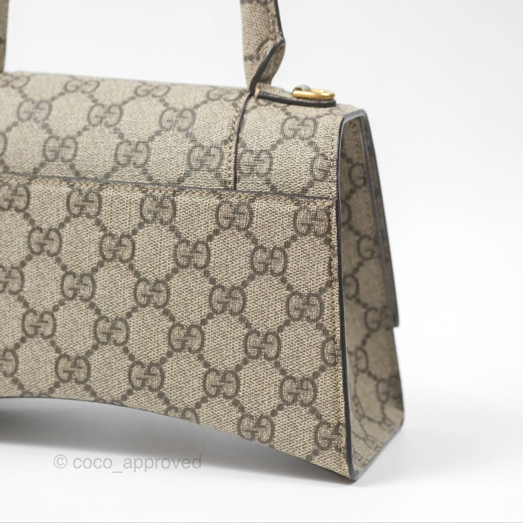 Gucci x Balenciaga The Hacker Project Small Hourglass Bag Beige/ Ebony