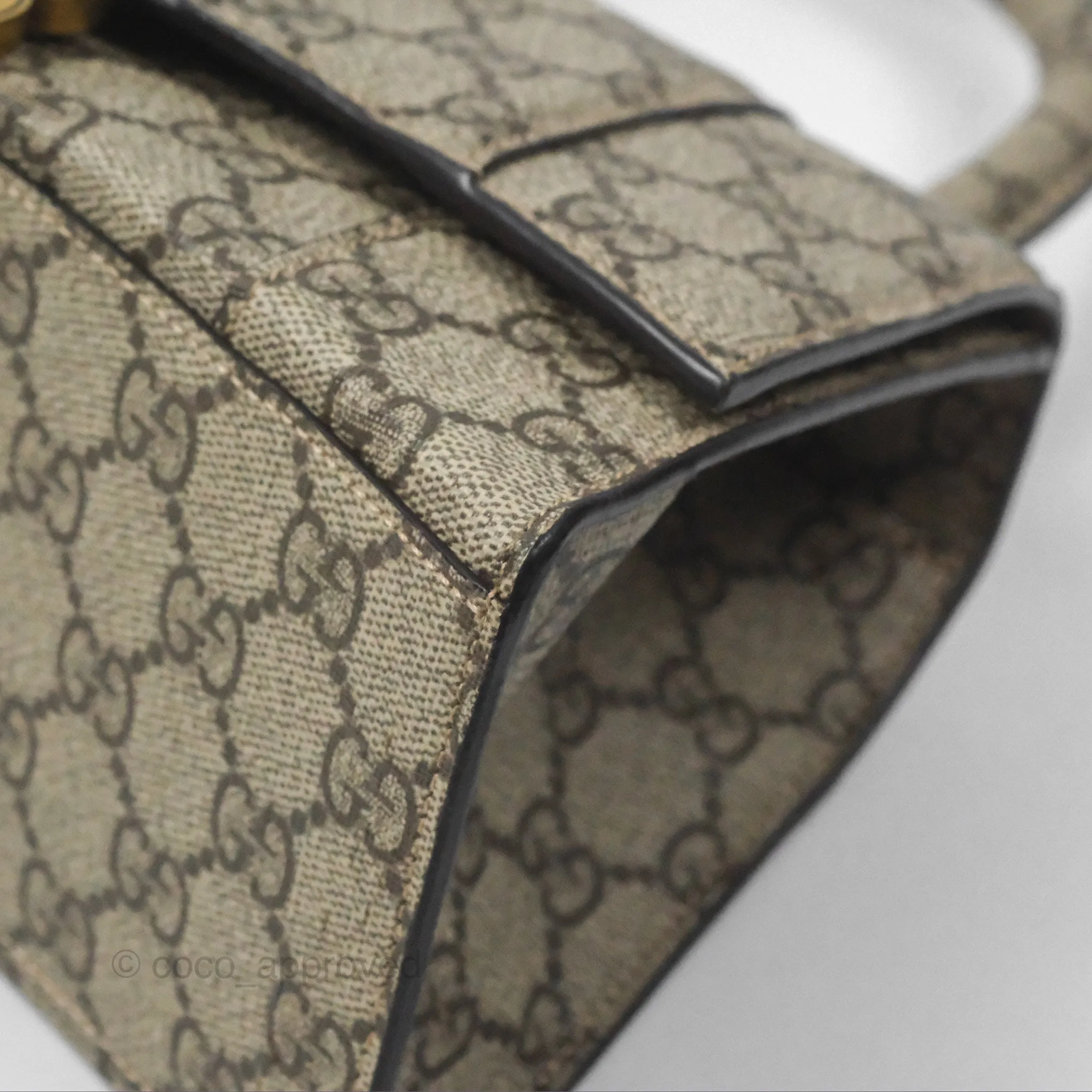 Gucci x Balenciaga The Hacker Project Small Hourglass Bag Beige/ Ebony