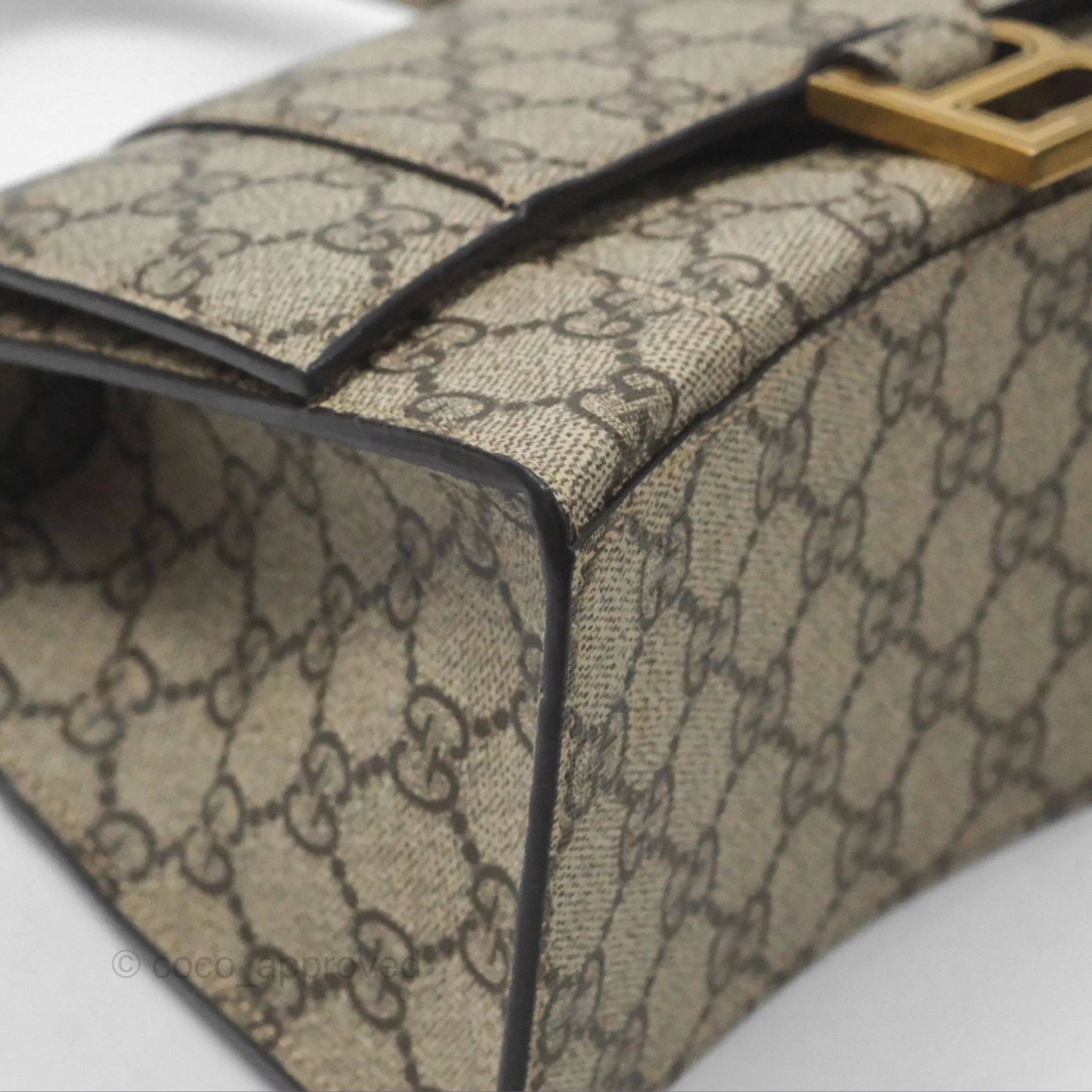 Gucci x Balenciaga The Hacker Project Small Hourglass Bag Beige/ Ebony