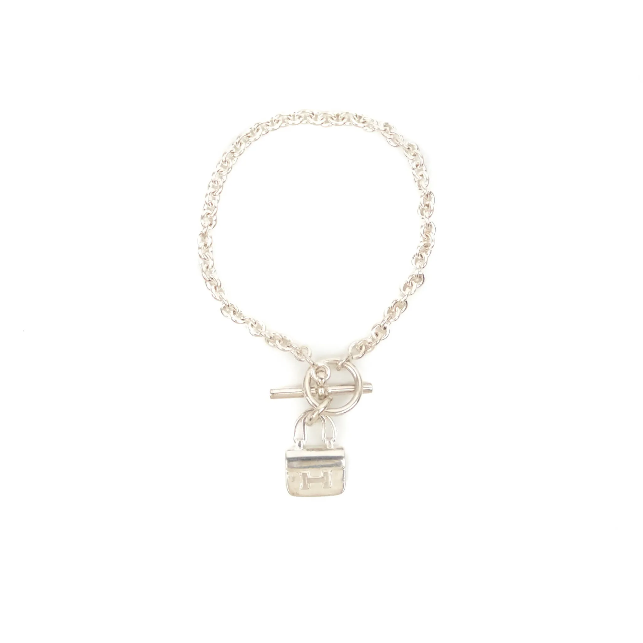Hermes Amulettes Constance Bracelet Palladium Hardware