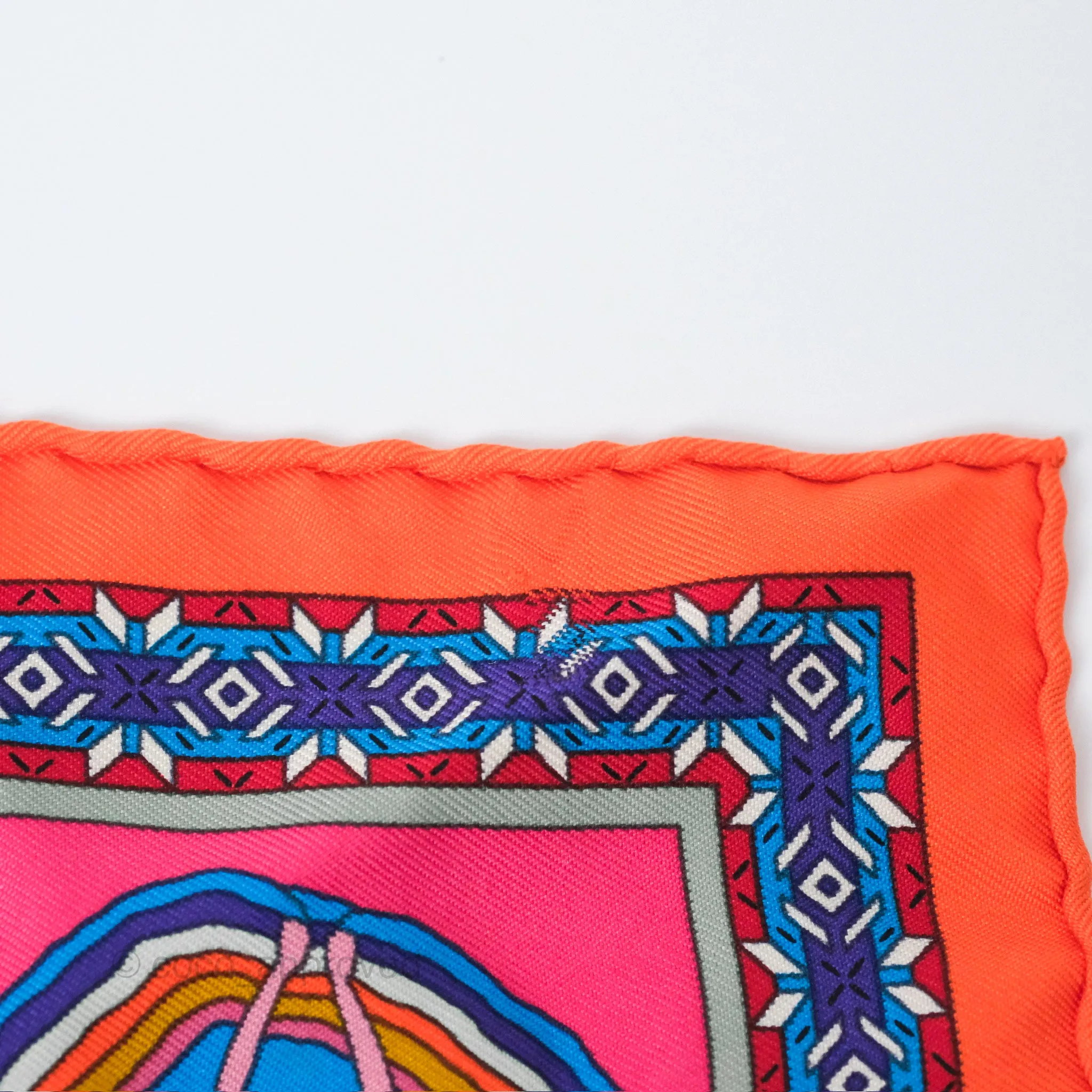 Hermes Belles Du Mexique Scarf 45