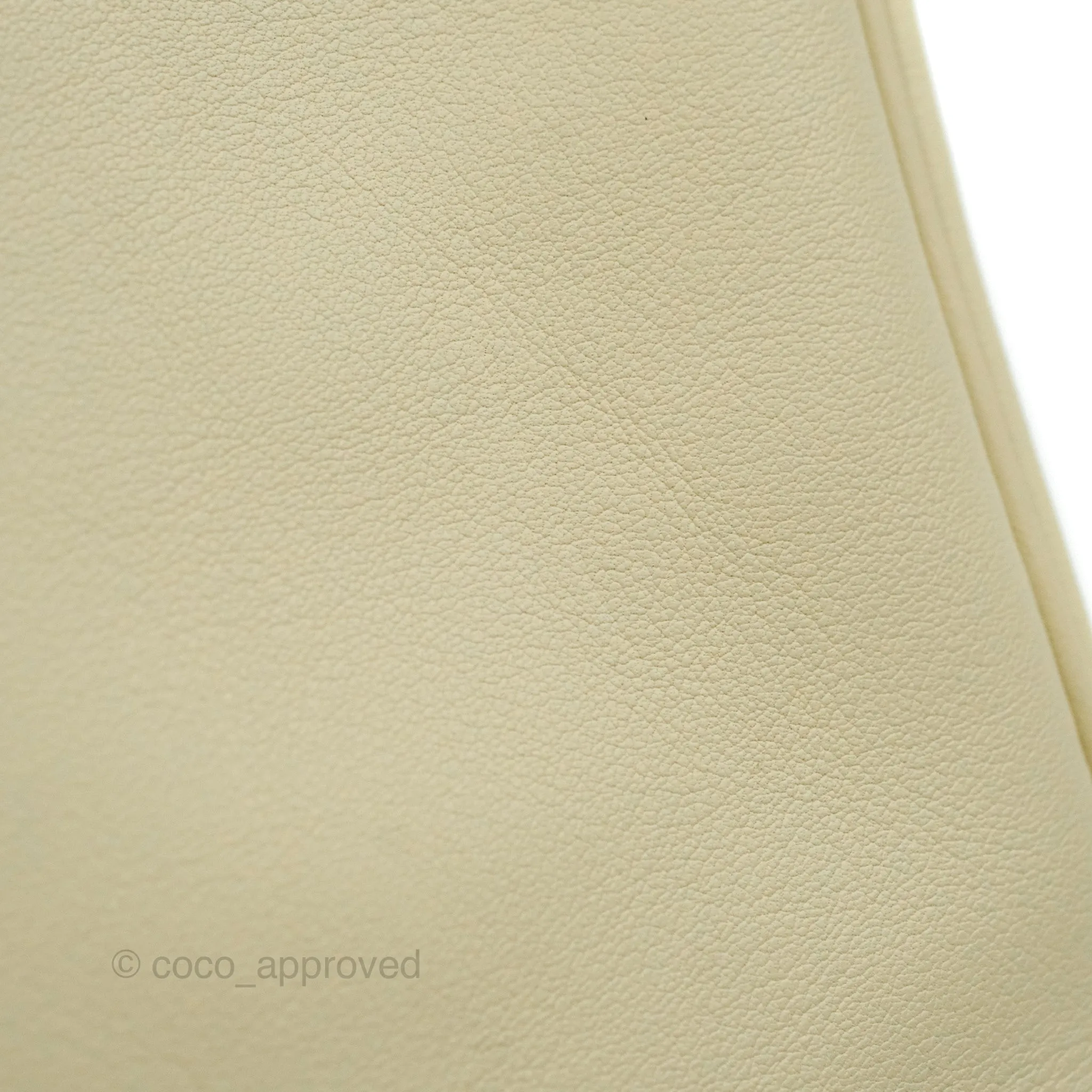 Hermes Birkin 25 Craie Swift Palladium Hardware