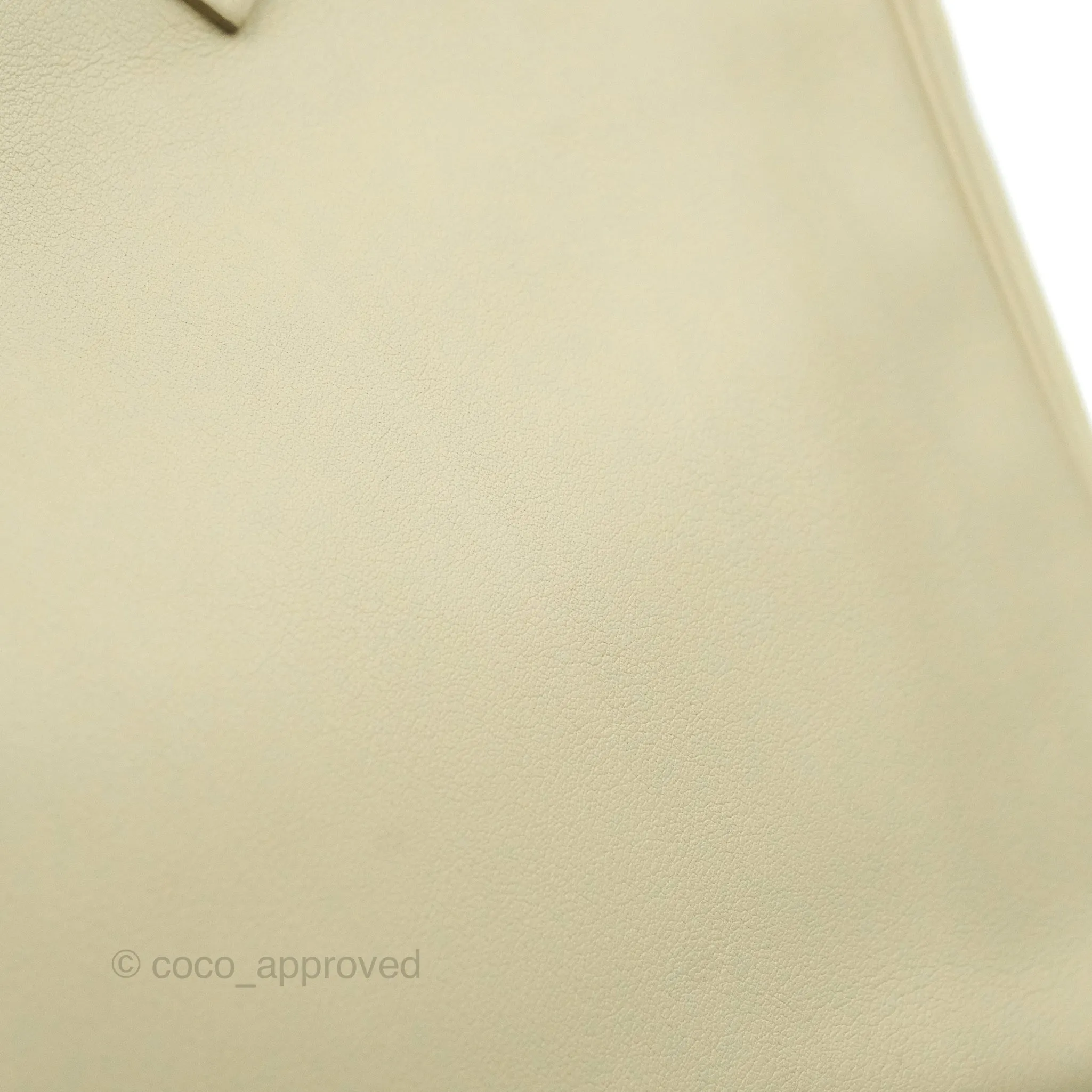 Hermes Birkin 25 Craie Swift Palladium Hardware