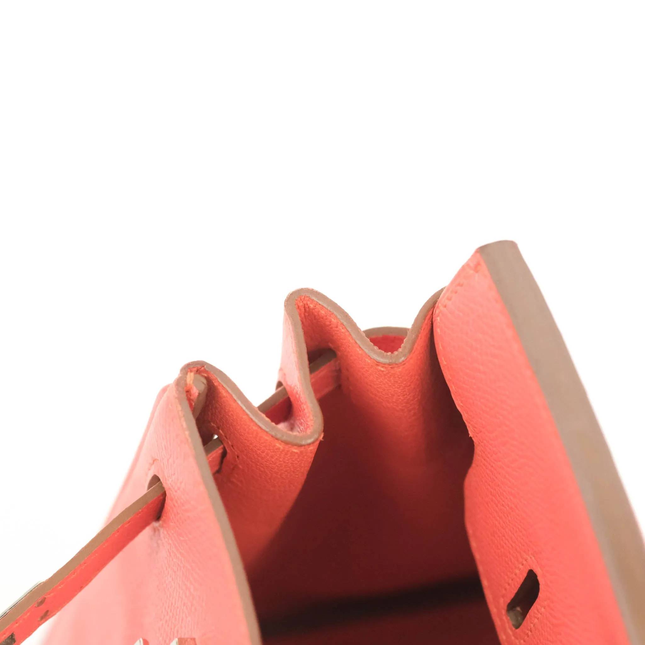 Hermes Birkin 25 Flamingo Epsom Palladium Hardware