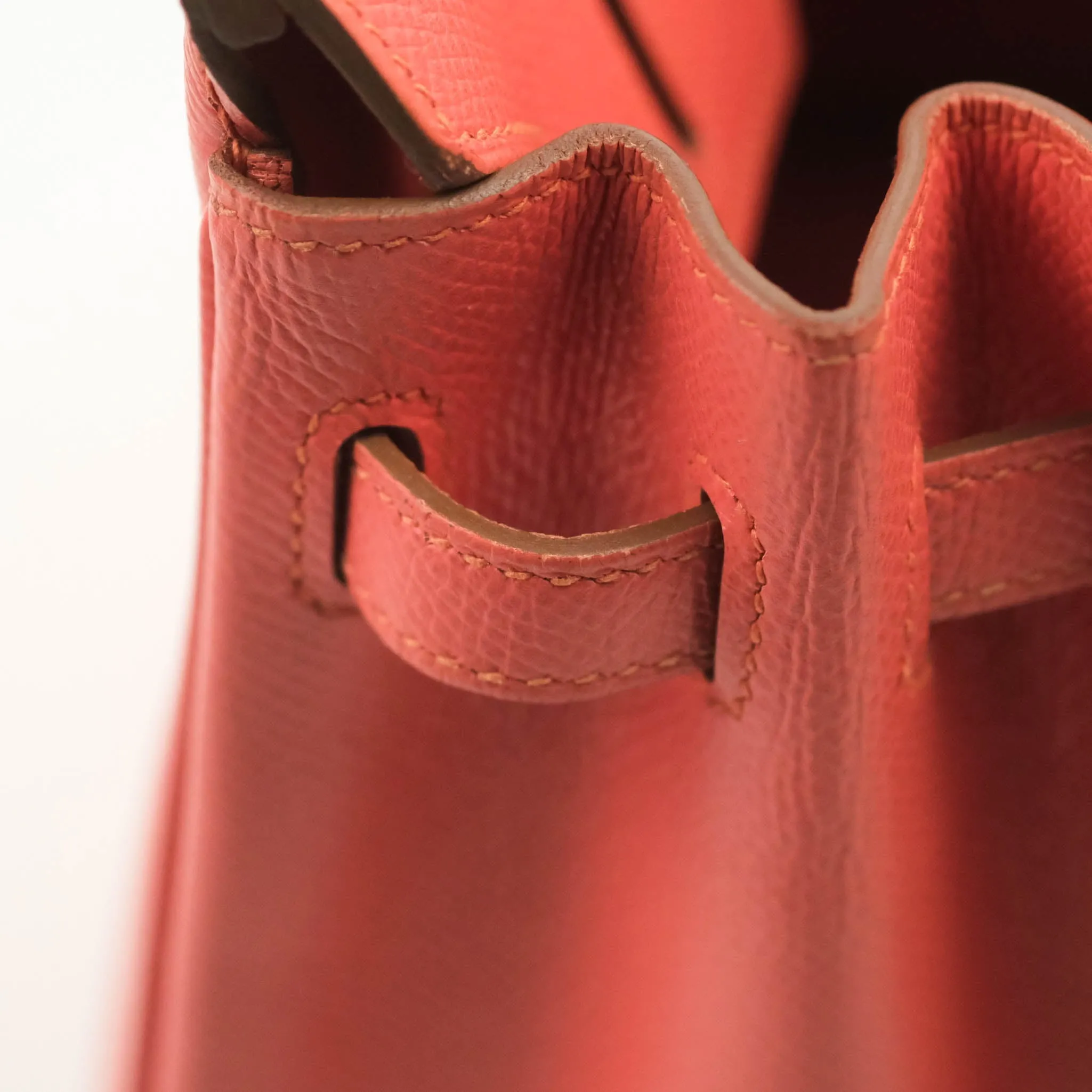 Hermes Birkin 25 Flamingo Epsom Palladium Hardware