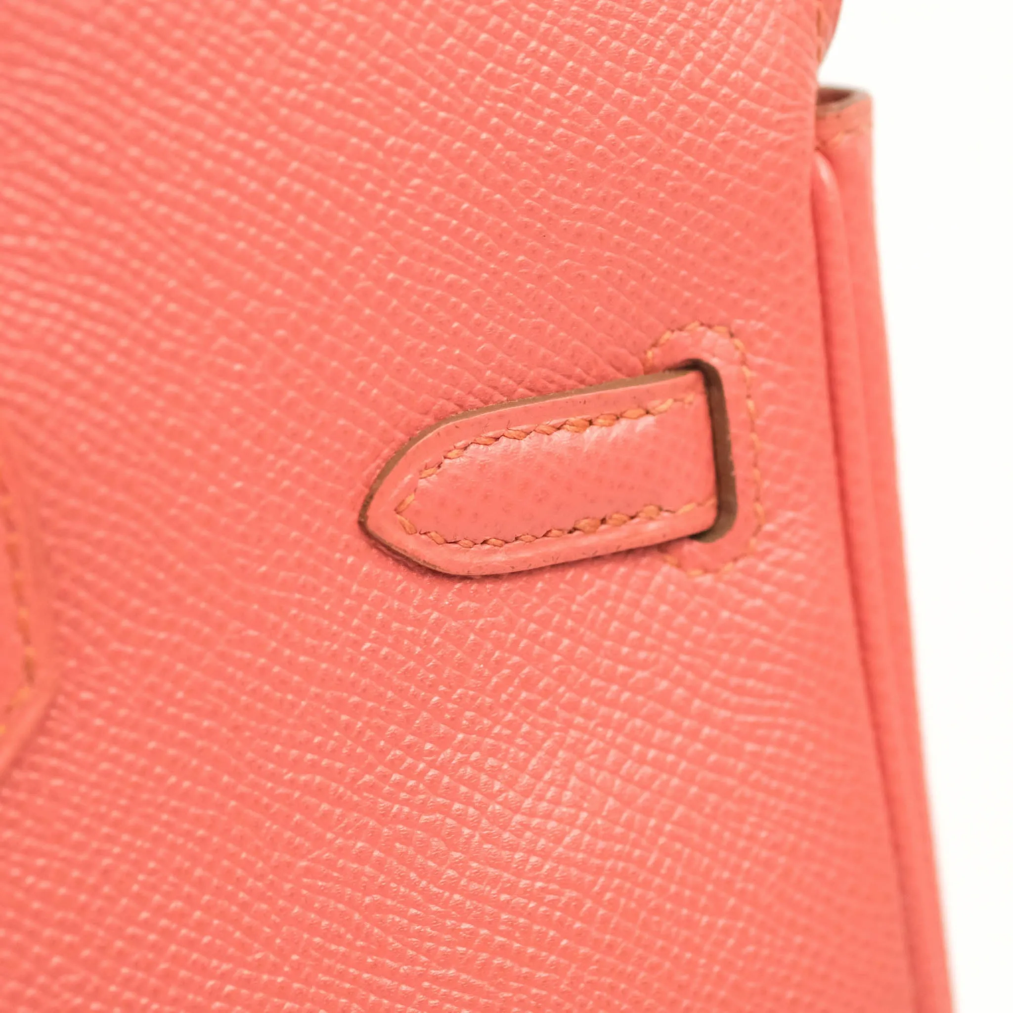 Hermes Birkin 25 Flamingo Epsom Palladium Hardware