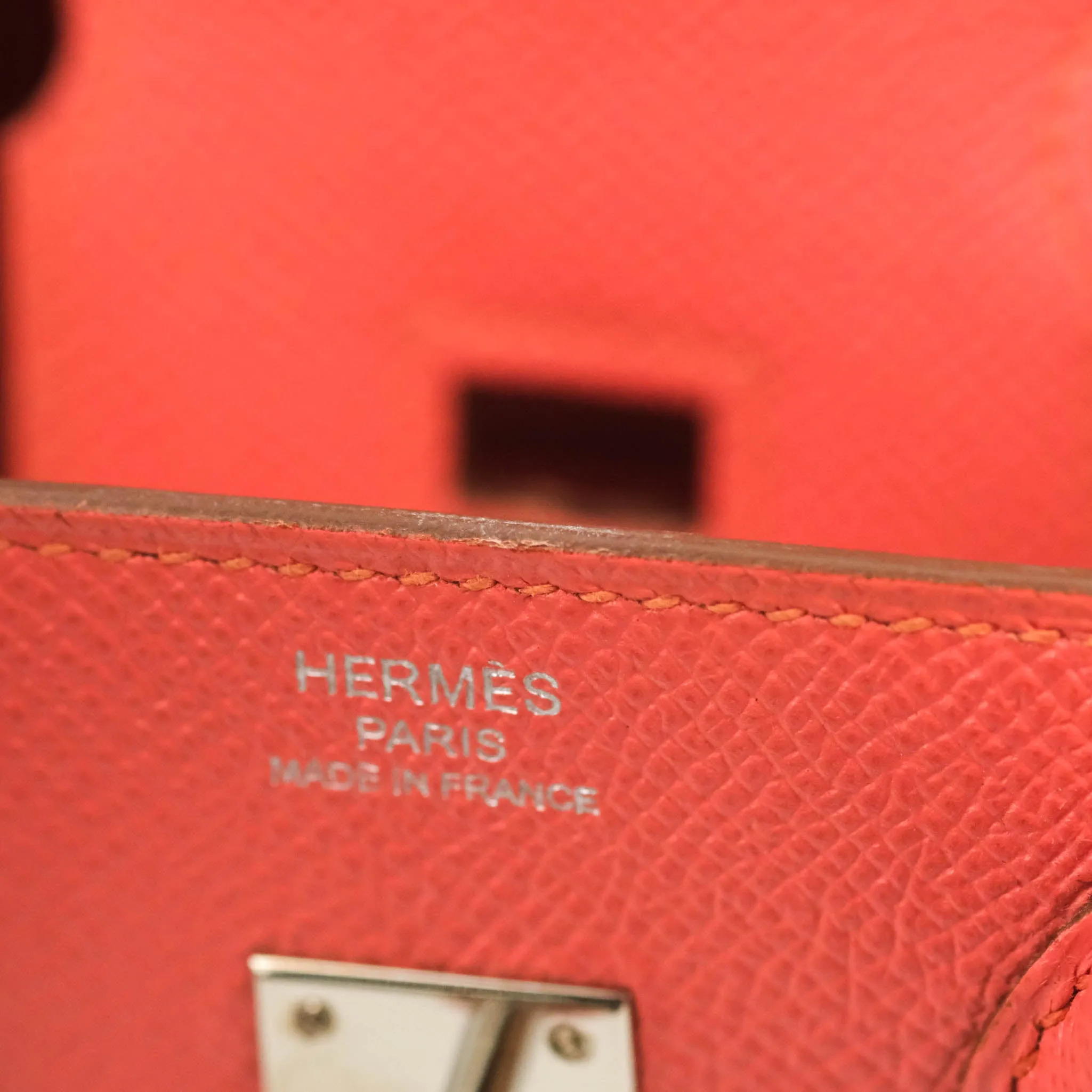 Hermes Birkin 25 Flamingo Epsom Palladium Hardware
