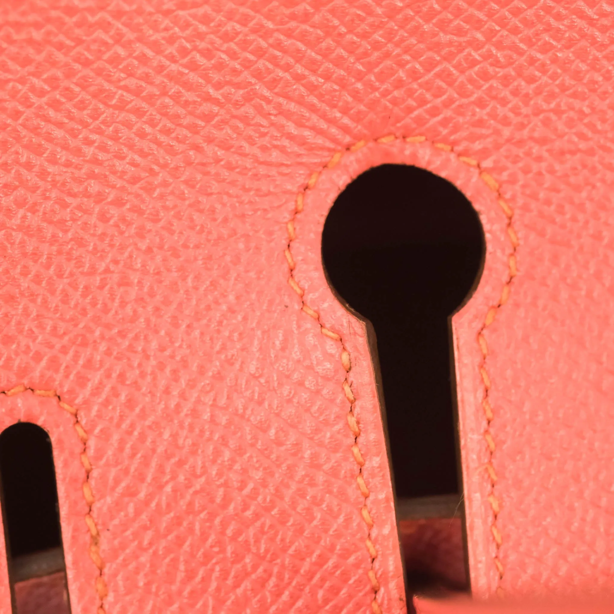 Hermes Birkin 25 Flamingo Epsom Palladium Hardware