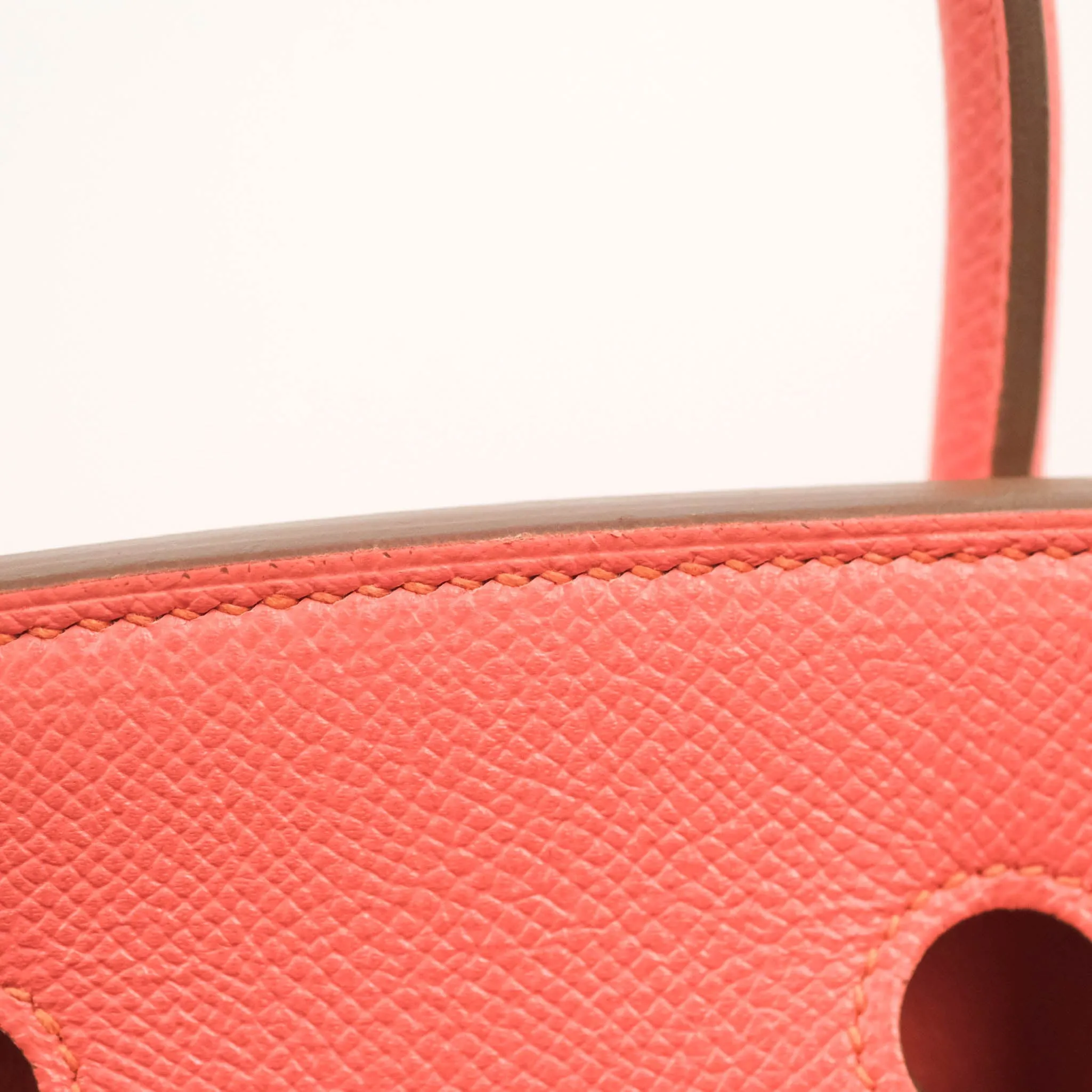 Hermes Birkin 25 Flamingo Epsom Palladium Hardware