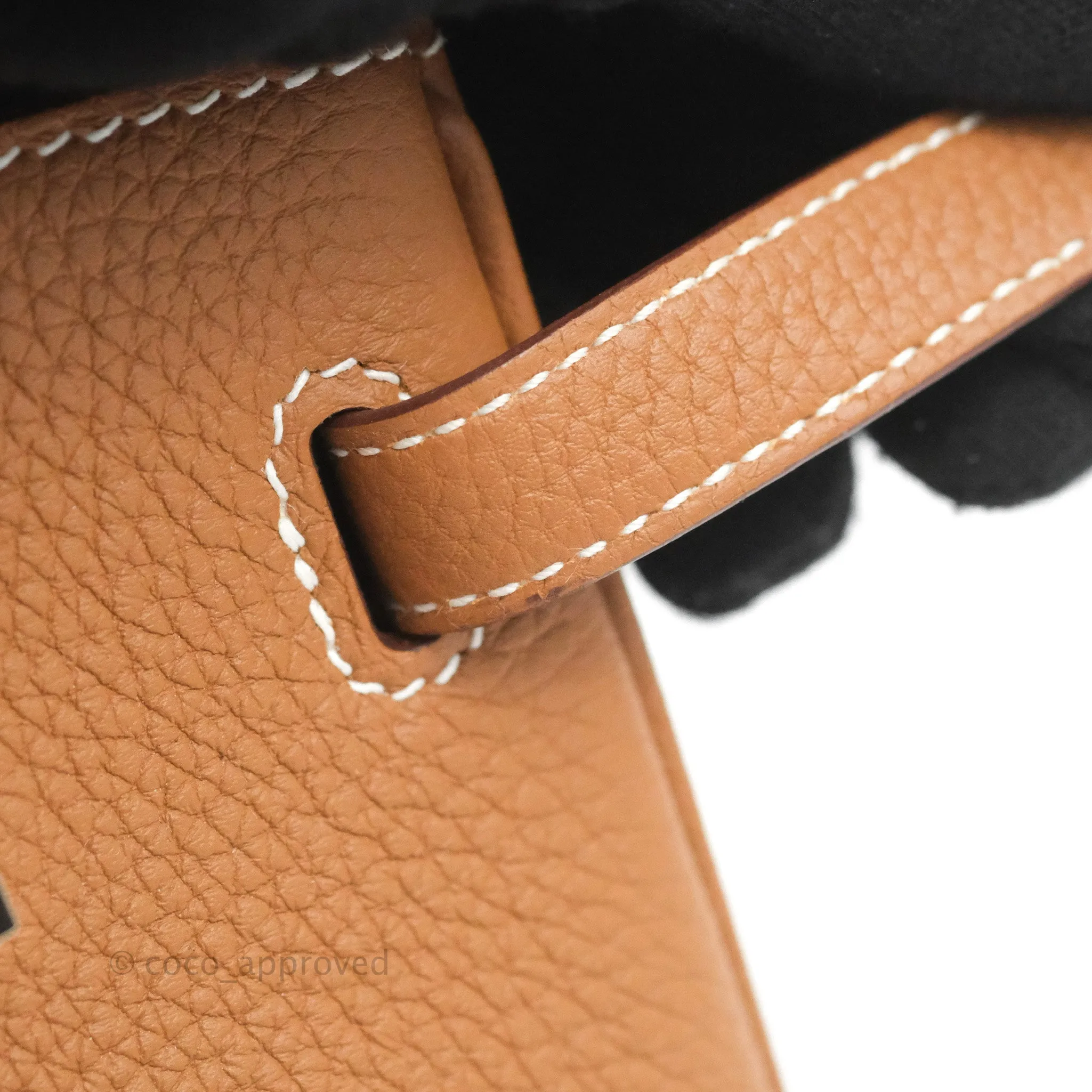 Hermes Birkin 25 Gold Togo Palladium Hardware
