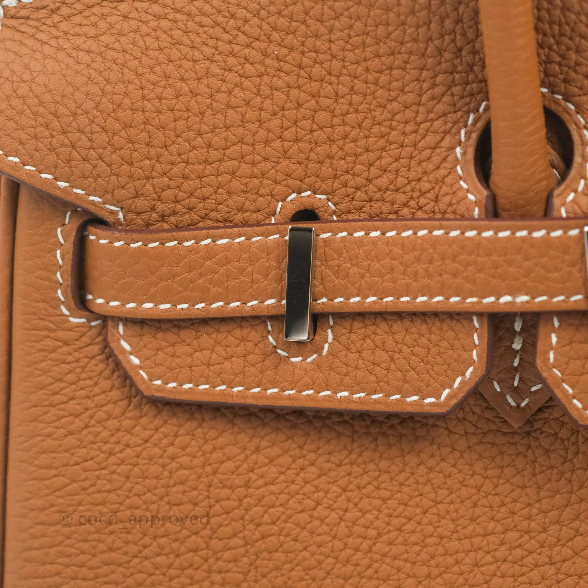 Hermes Birkin 25 Gold Togo Palladium Hardware