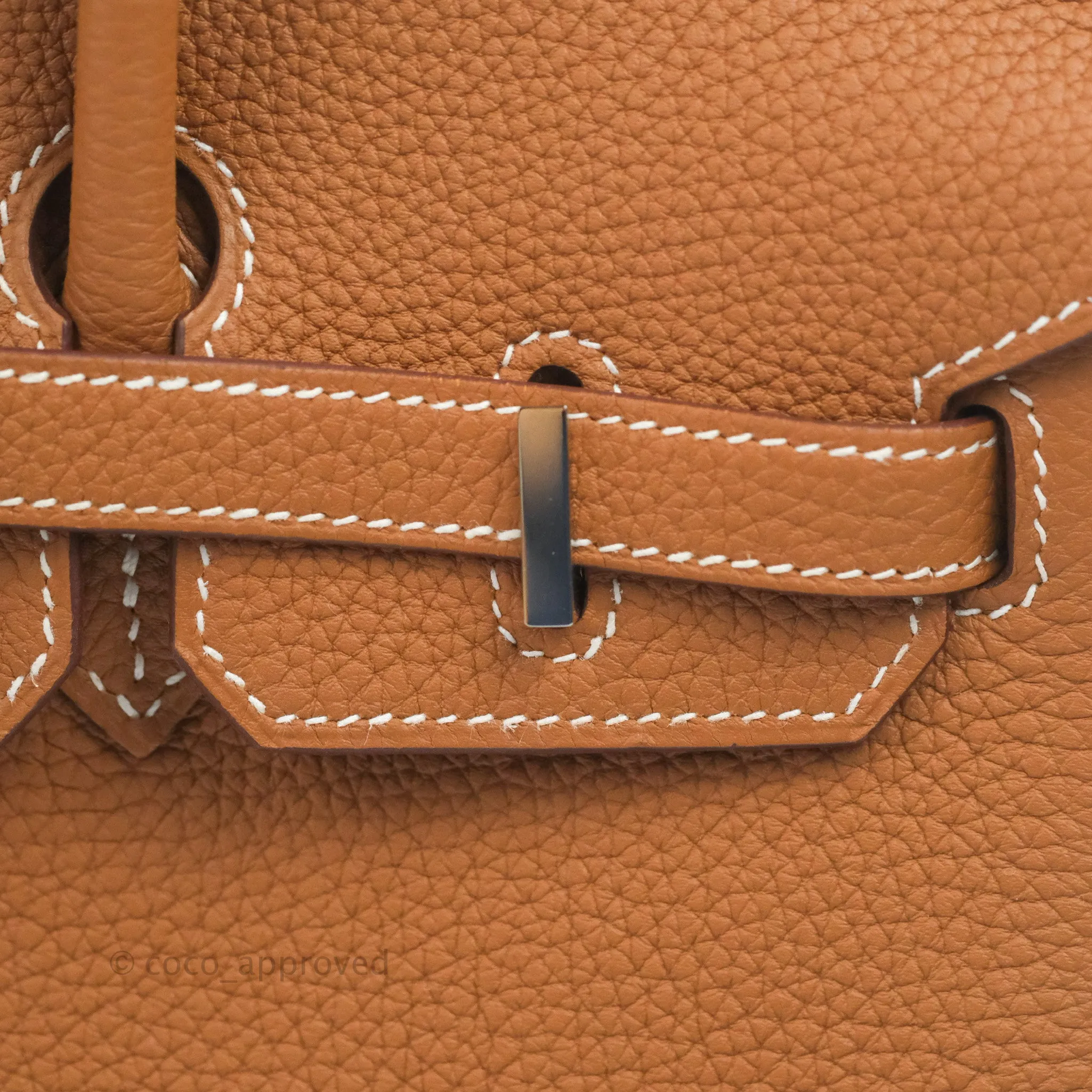 Hermes Birkin 25 Gold Togo Palladium Hardware