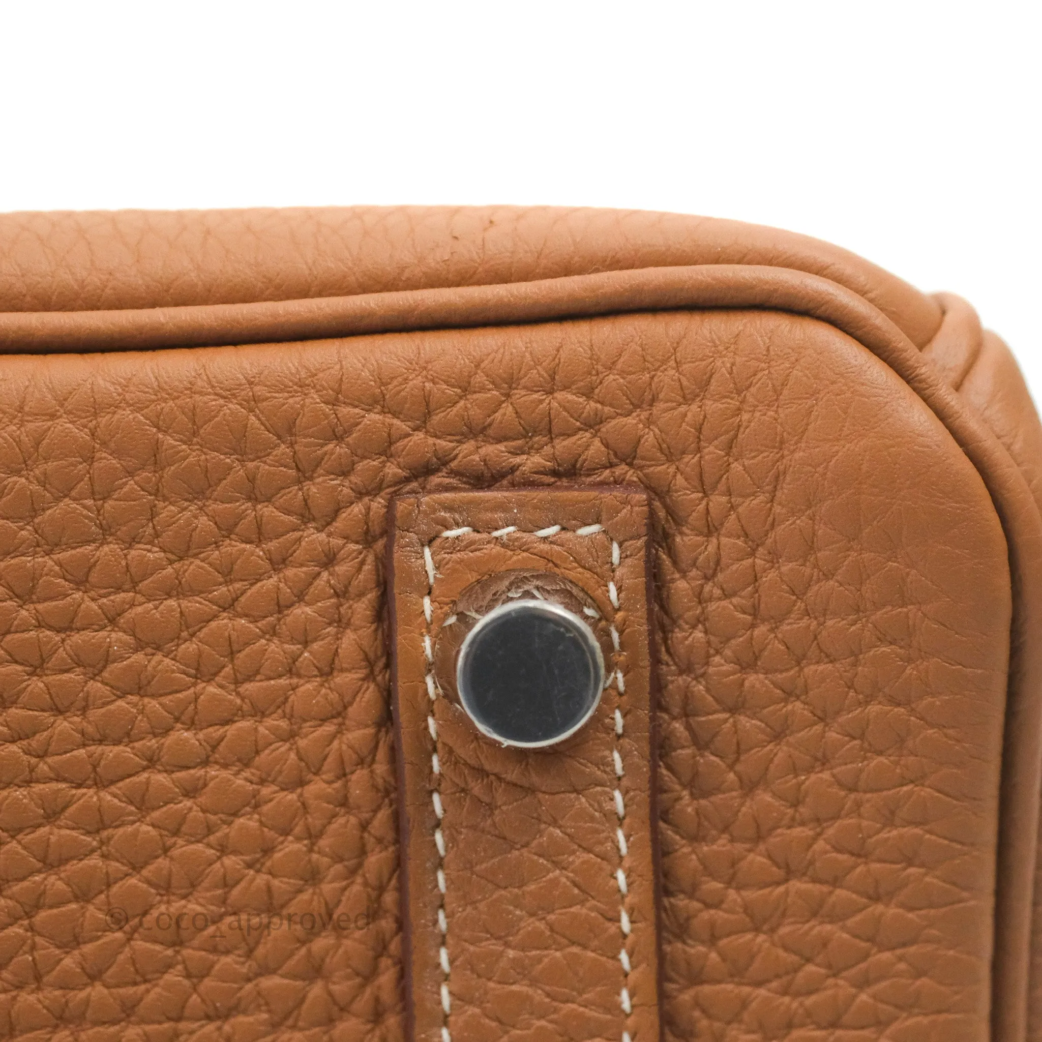 Hermes Birkin 25 Gold Togo Palladium Hardware