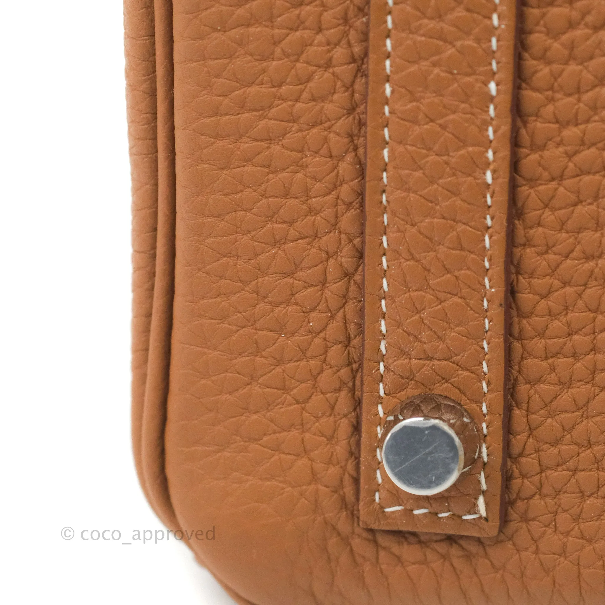 Hermes Birkin 25 Gold Togo Palladium Hardware
