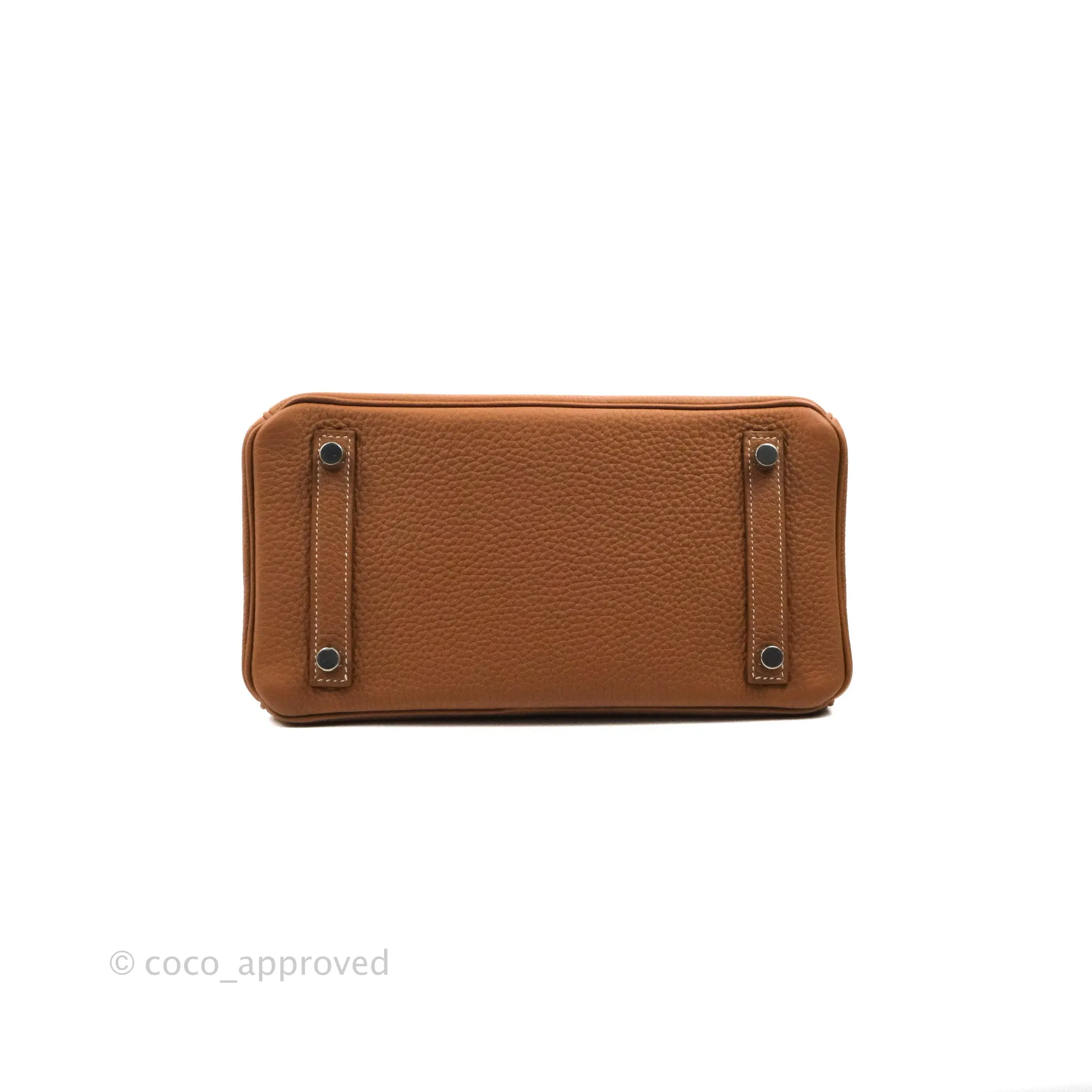 Hermes Birkin 25 Gold Togo Palladium Hardware