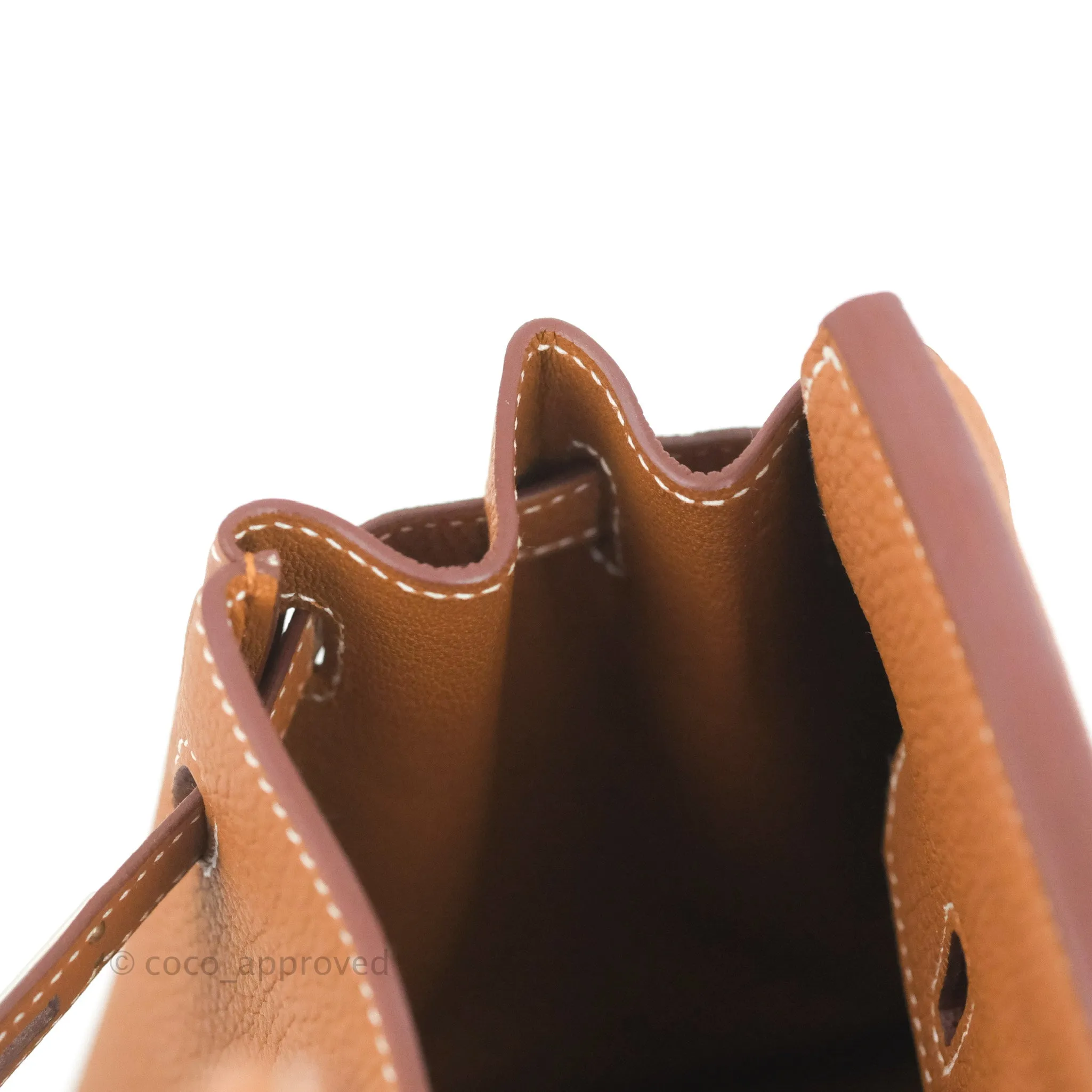 Hermes Birkin 25 Gold Togo Palladium Hardware