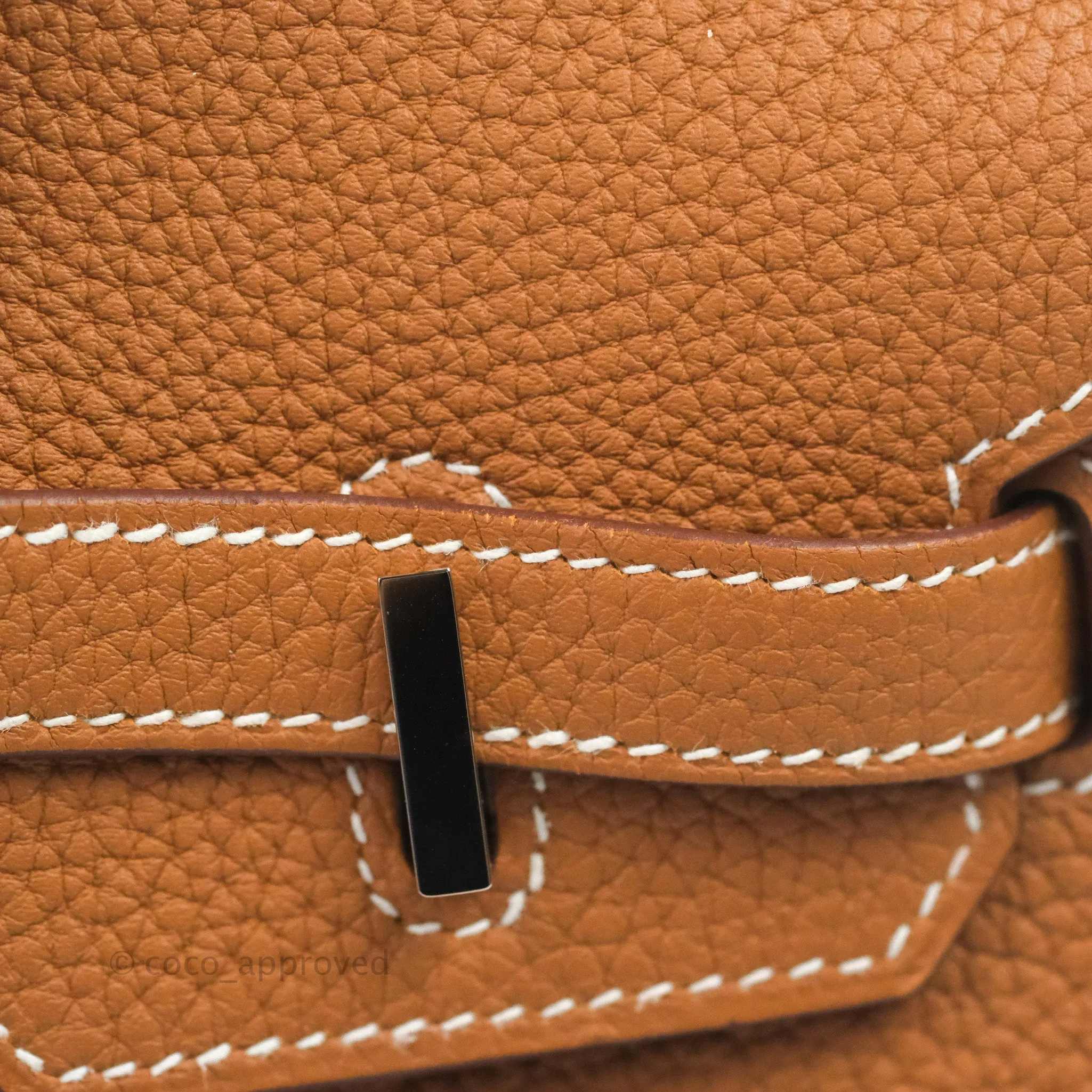 Hermes Birkin 25 Gold Togo Palladium Hardware
