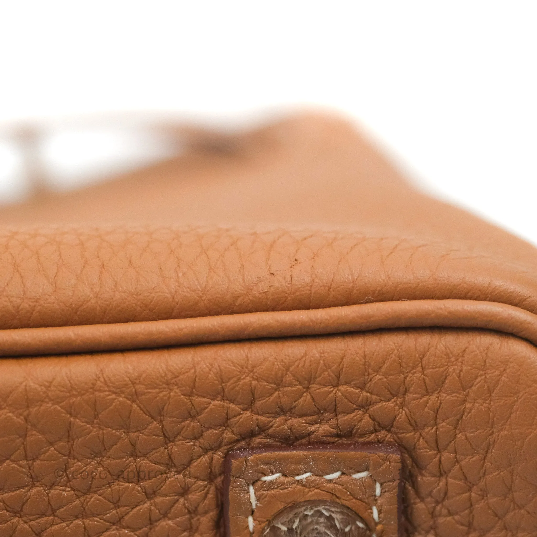 Hermes Birkin 25 Gold Togo Palladium Hardware