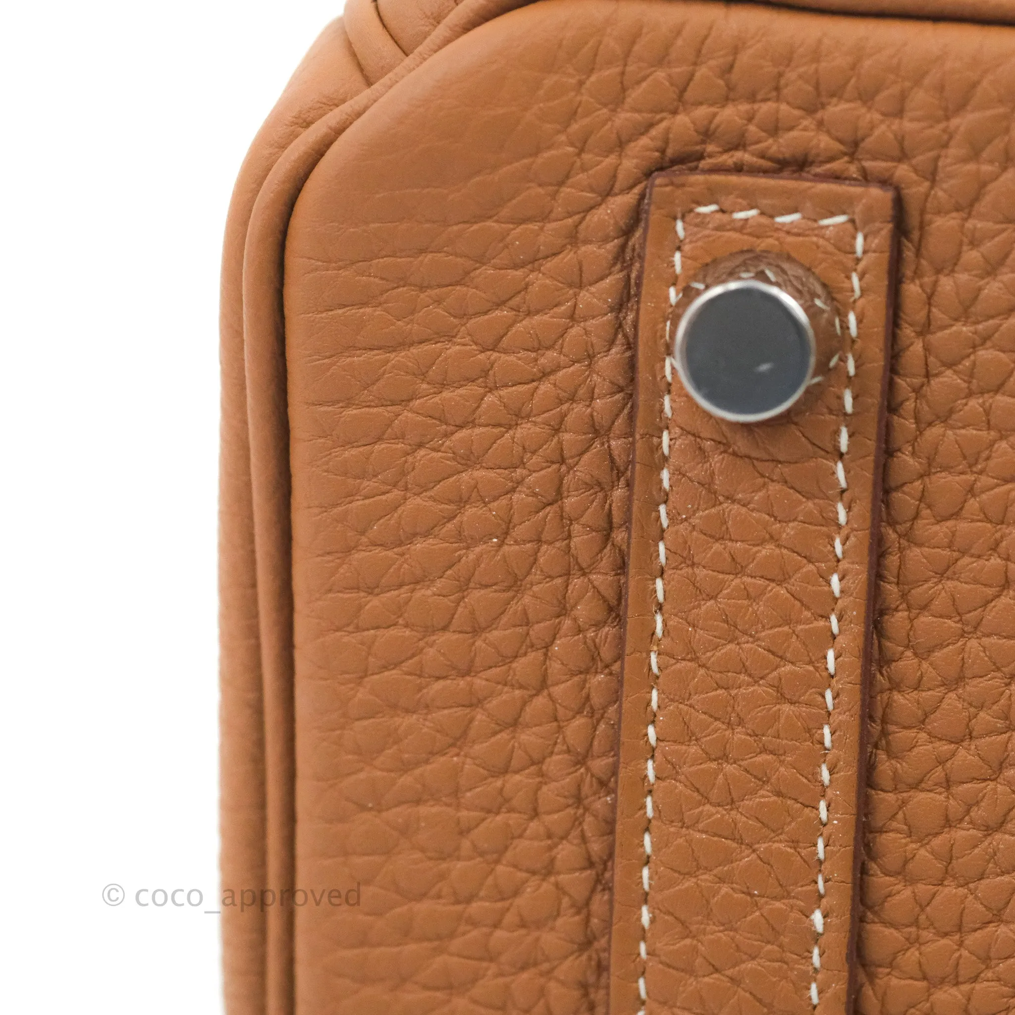 Hermes Birkin 25 Gold Togo Palladium Hardware