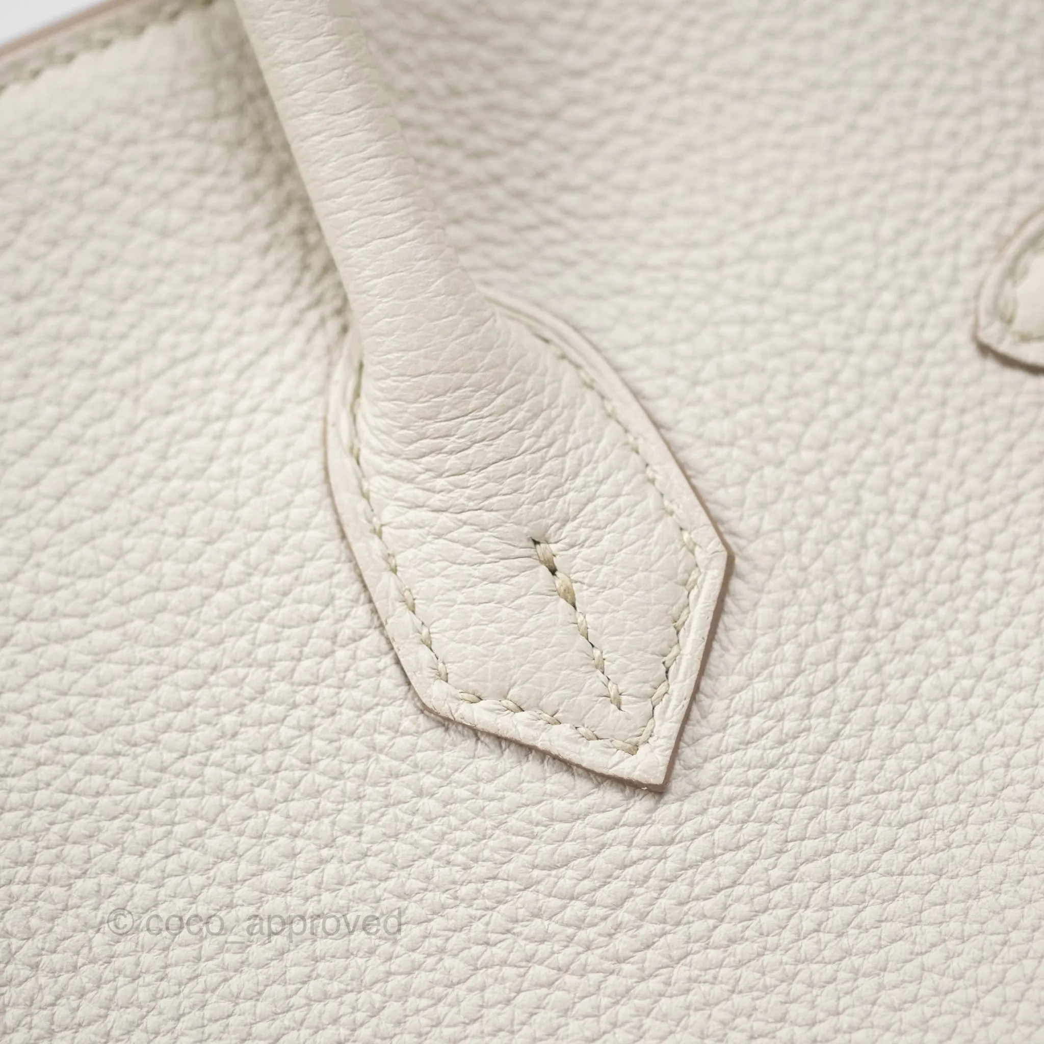 Hermes Birkin 25 Retourne Beton 8L Togo Gold Hardware