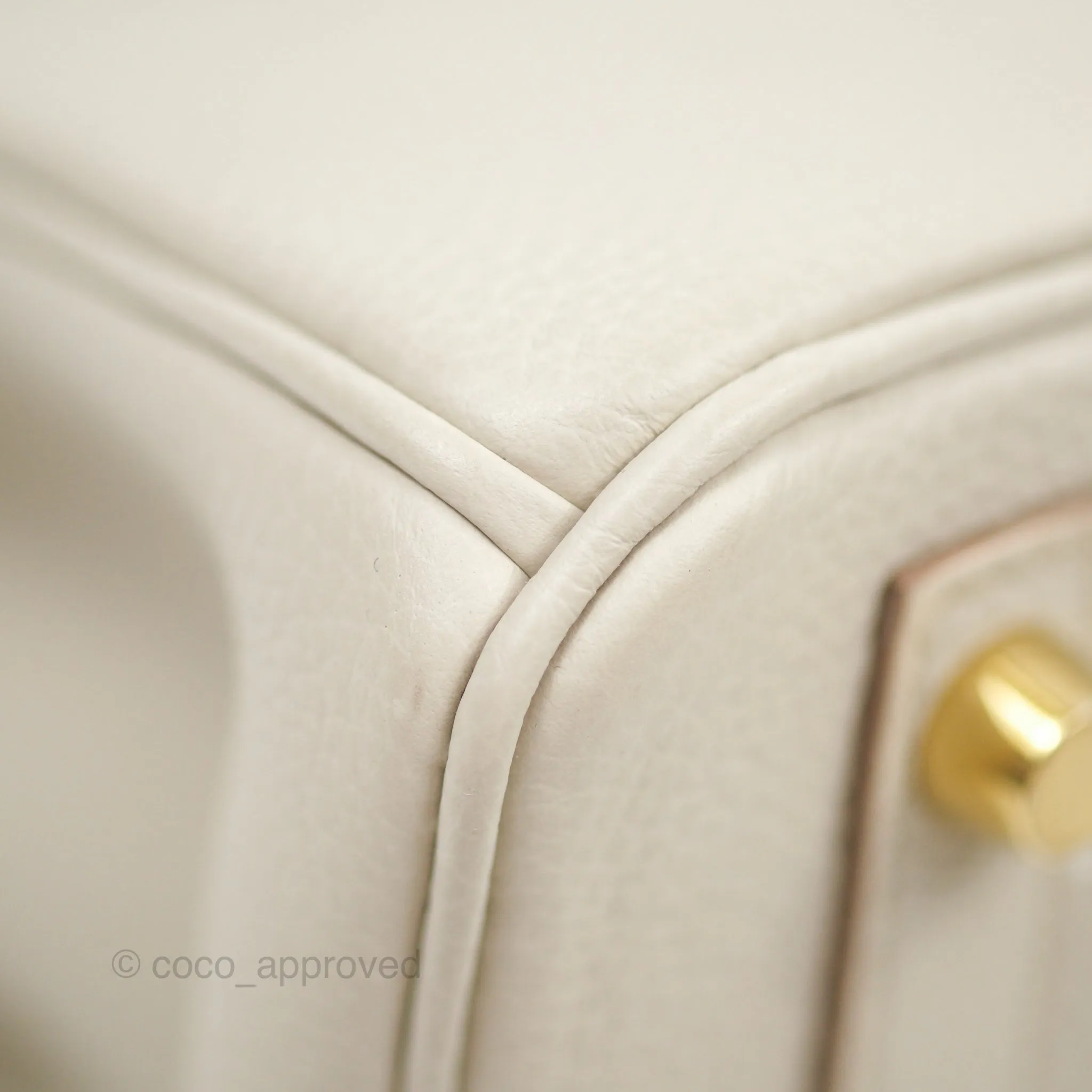 Hermes Birkin 25 Retourne Beton 8L Togo Gold Hardware