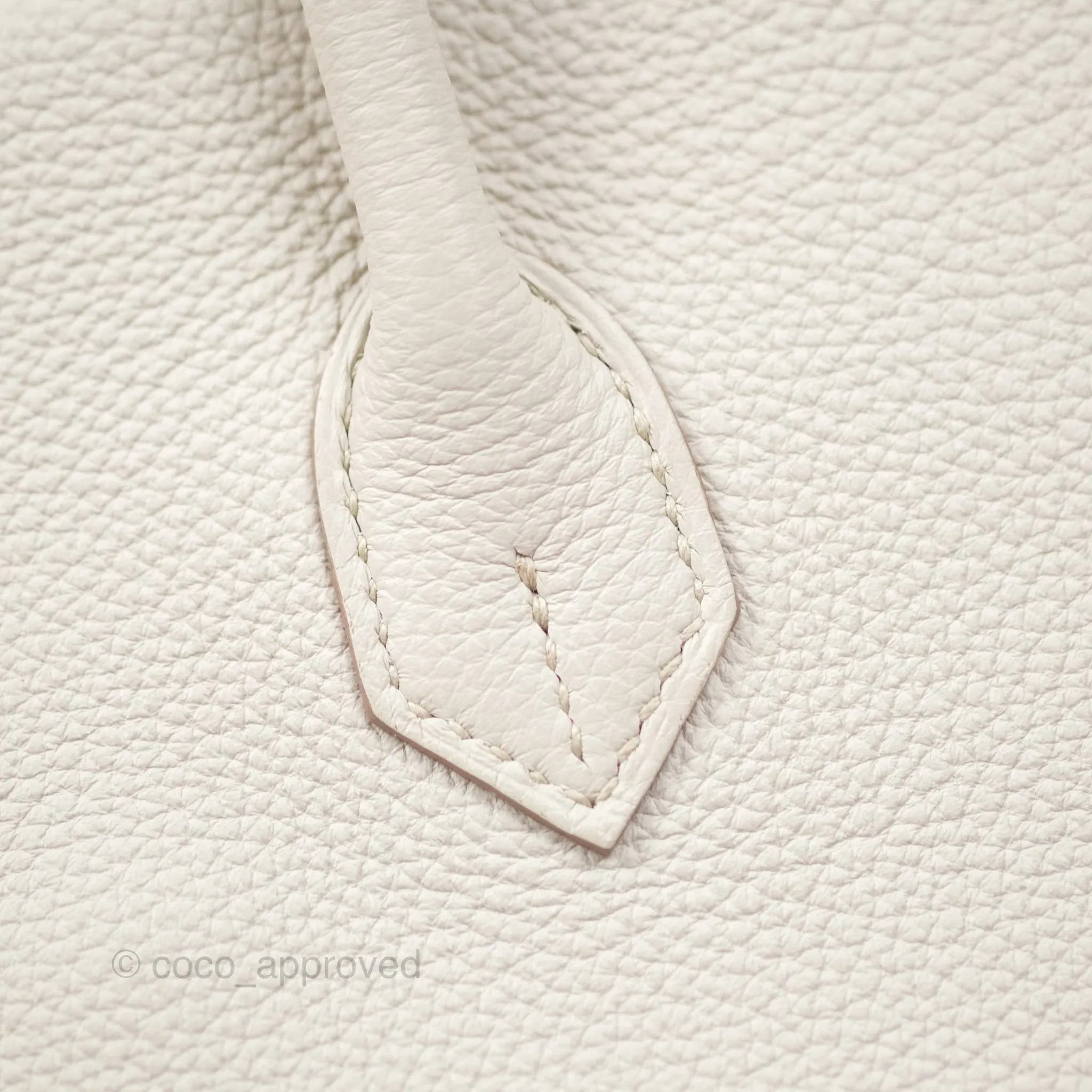Hermes Birkin 25 Retourne Beton 8L Togo Gold Hardware