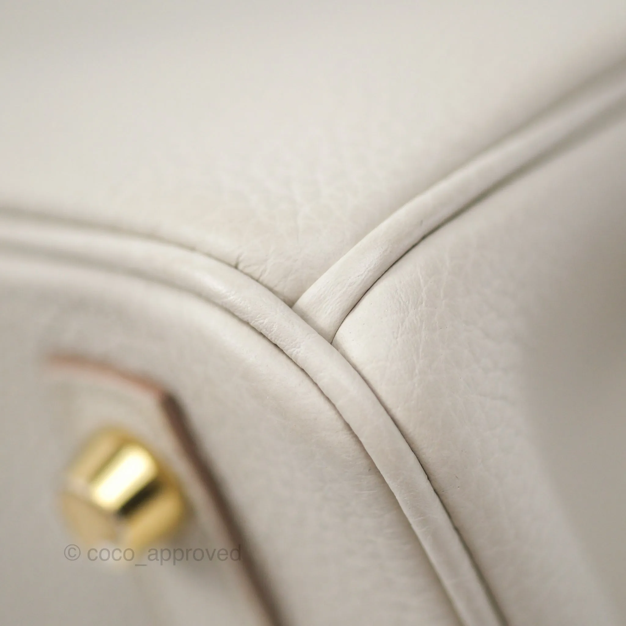 Hermes Birkin 25 Retourne Beton 8L Togo Gold Hardware