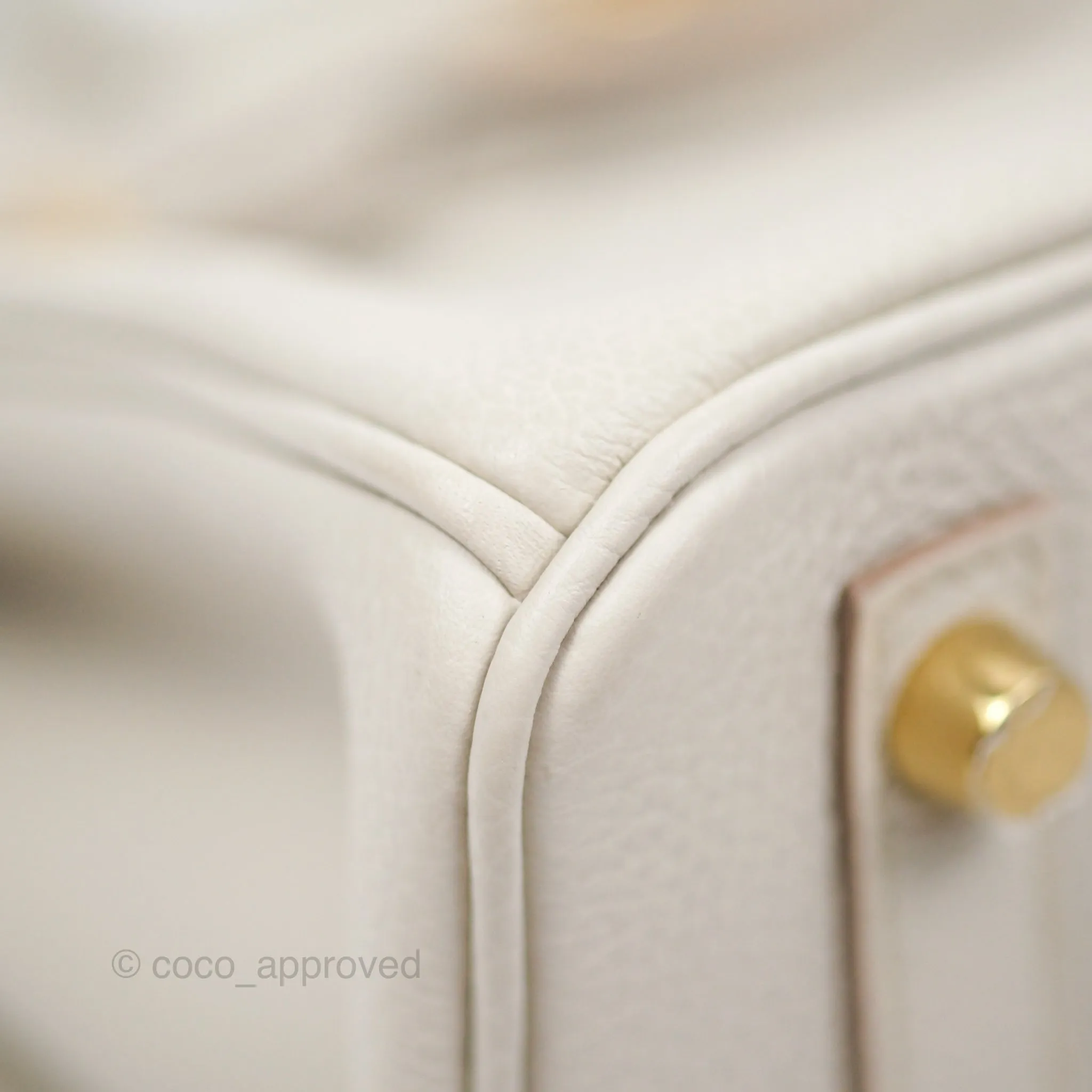 Hermes Birkin 25 Retourne Beton 8L Togo Gold Hardware