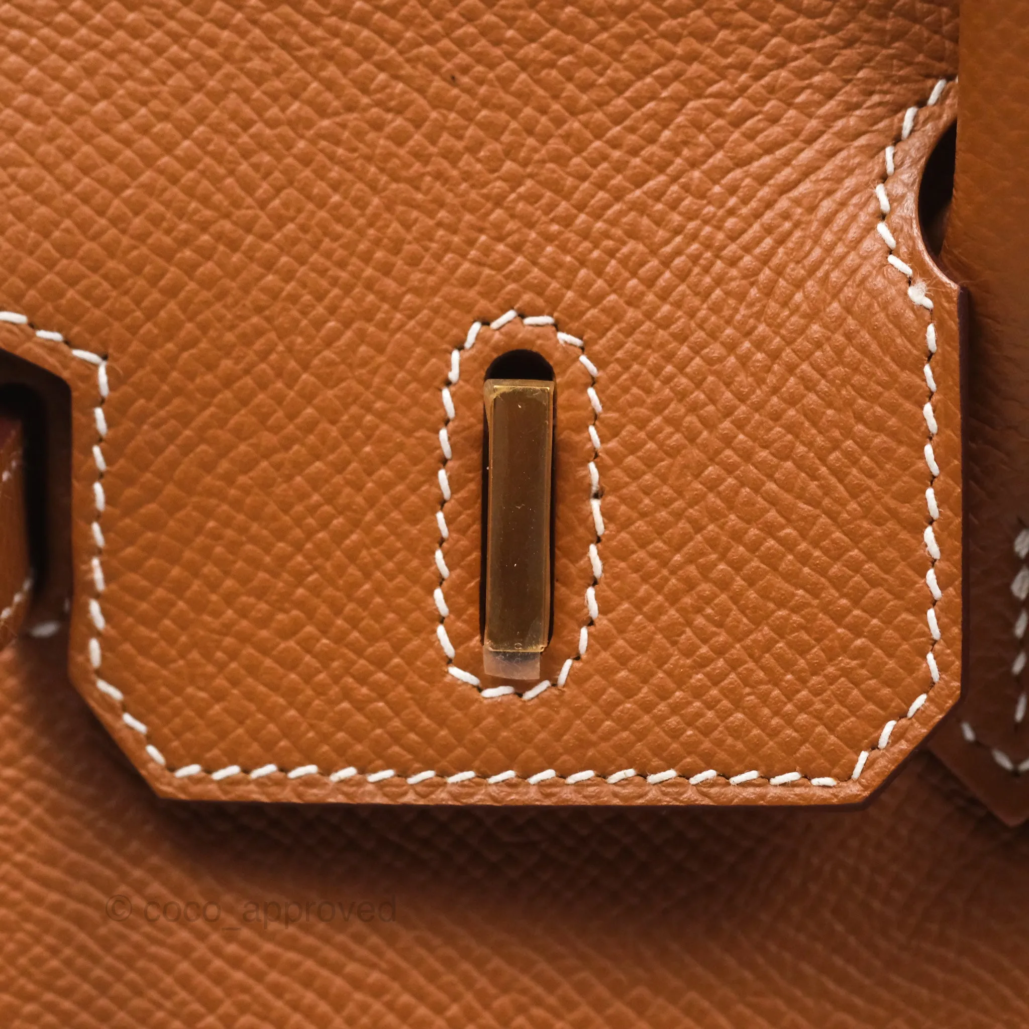 Hermes Birkin 25 Sellier Gold 37 Epsom Gold Hardware
