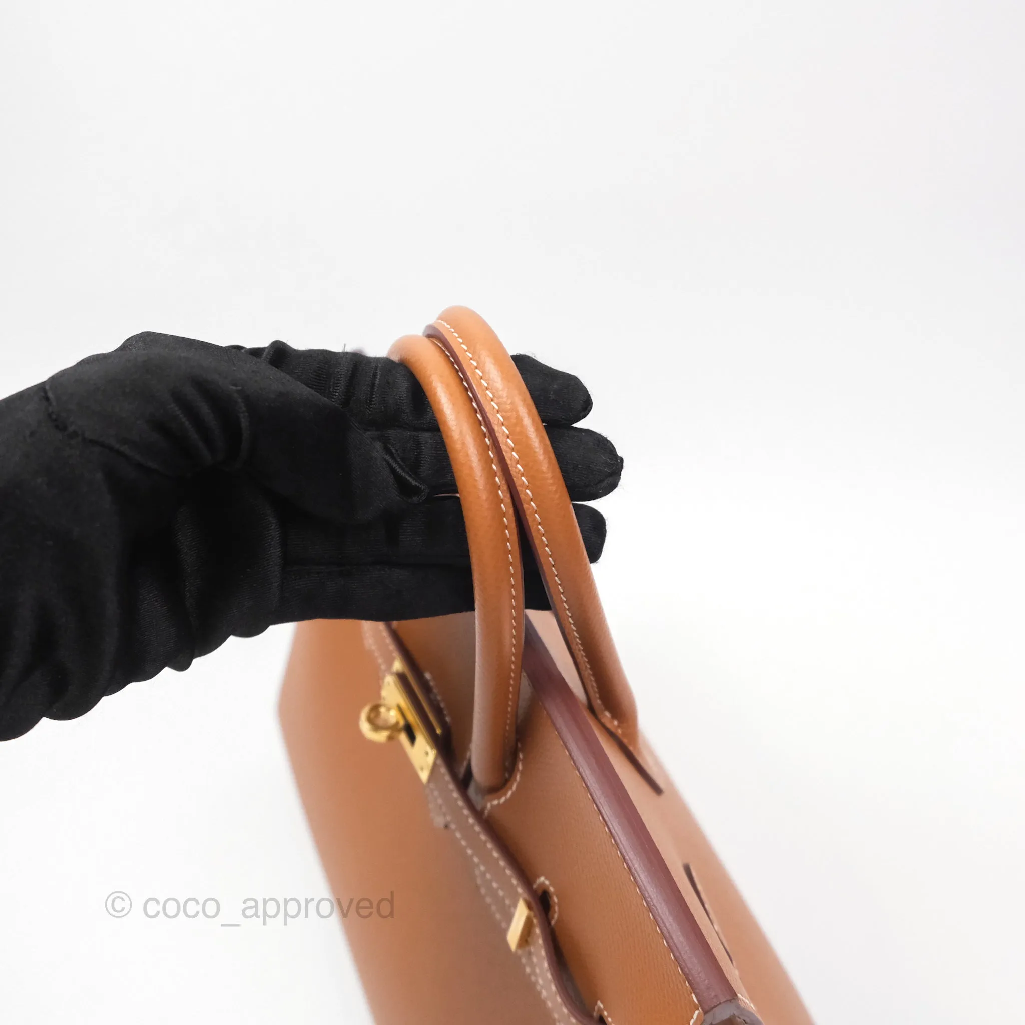 Hermes Birkin 25 Sellier Gold 37 Epsom Gold Hardware