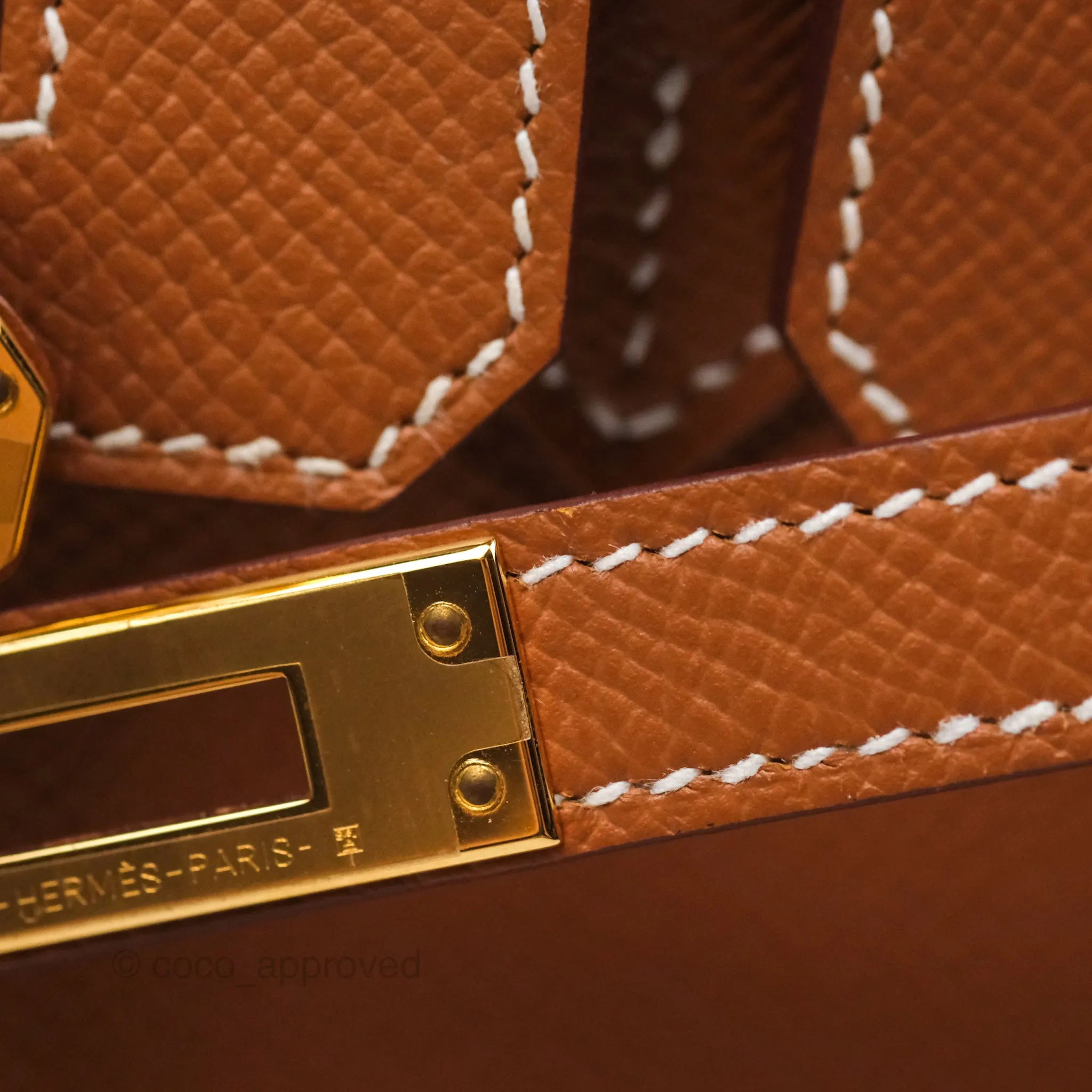 Hermes Birkin 25 Sellier Gold 37 Epsom Gold Hardware