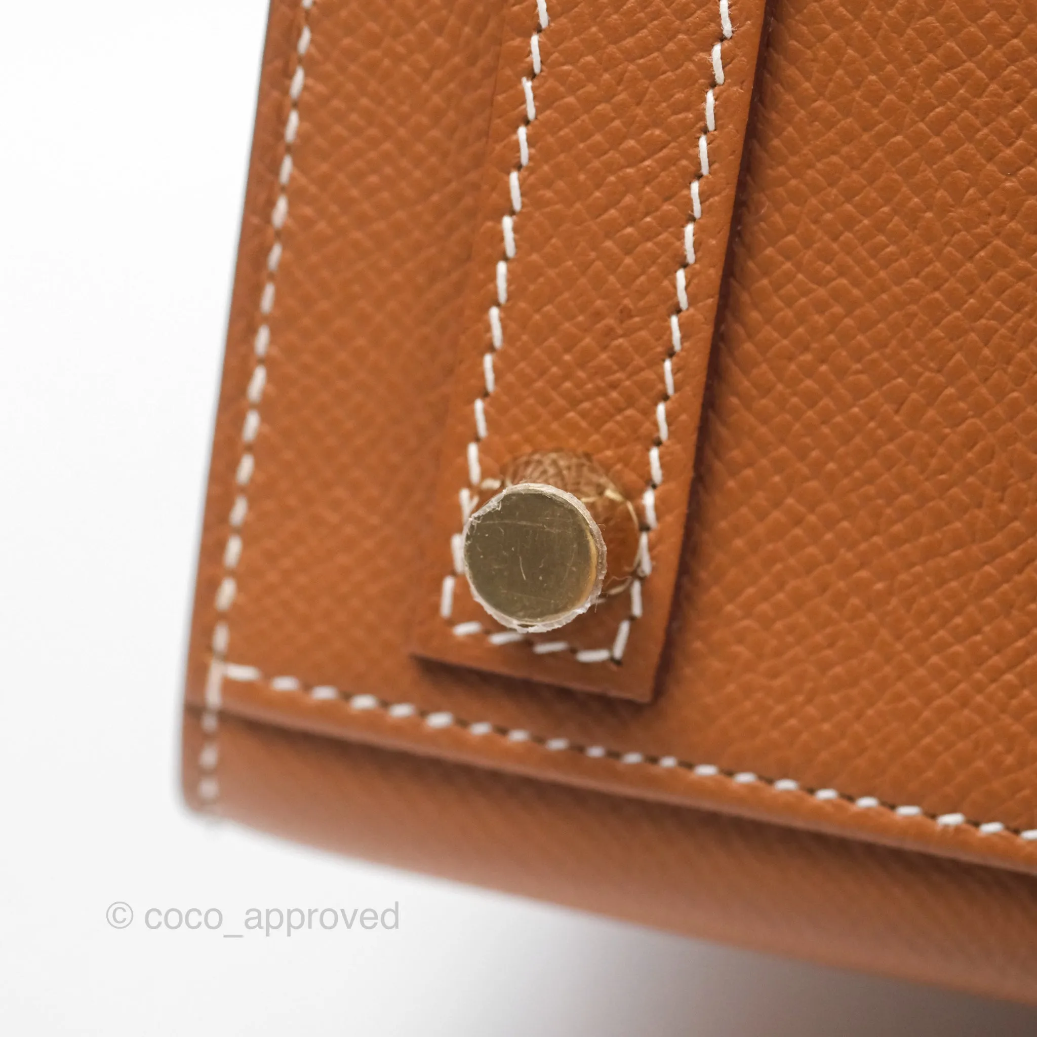 Hermes Birkin 25 Sellier Gold 37 Epsom Gold Hardware