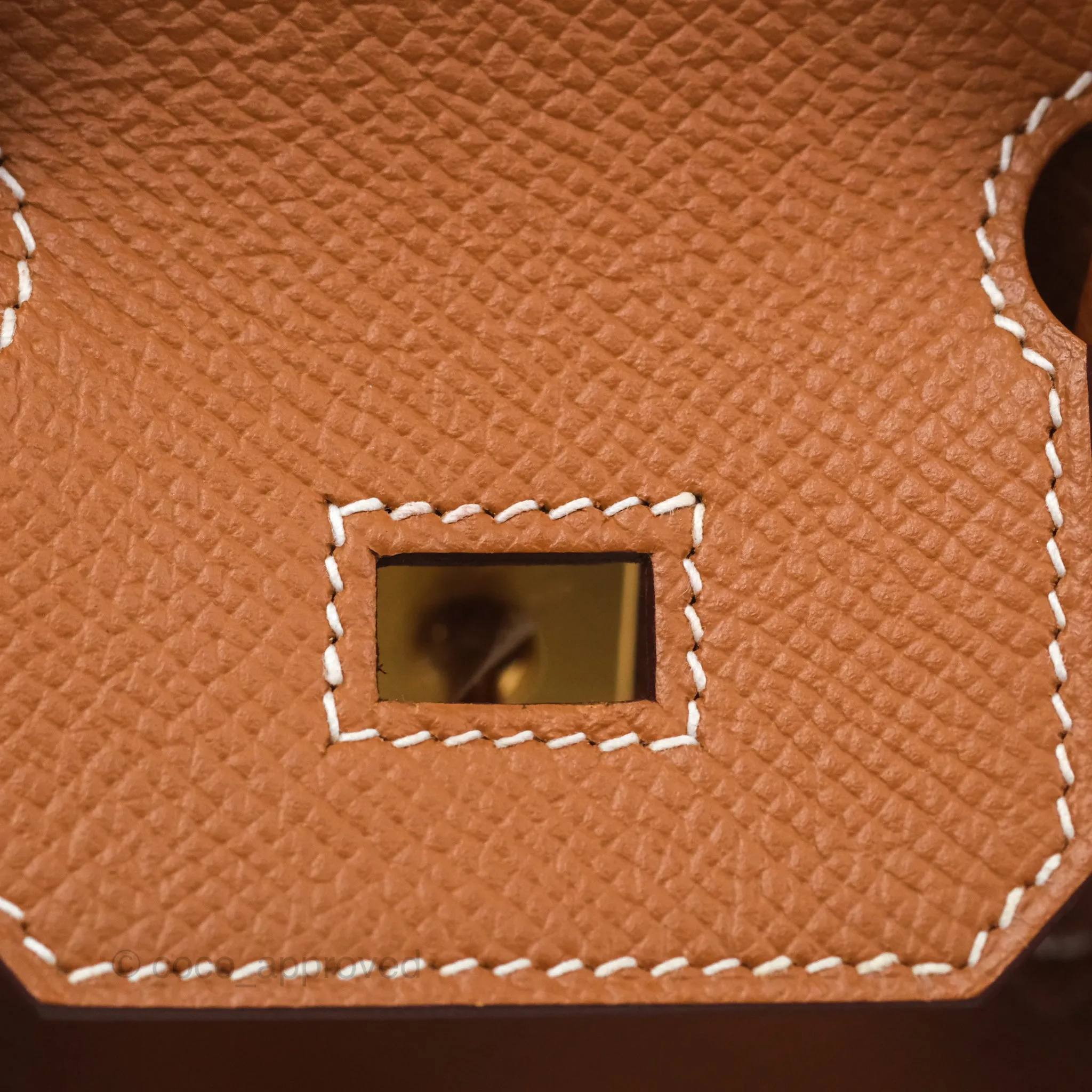 Hermes Birkin 25 Sellier Gold 37 Epsom Gold Hardware