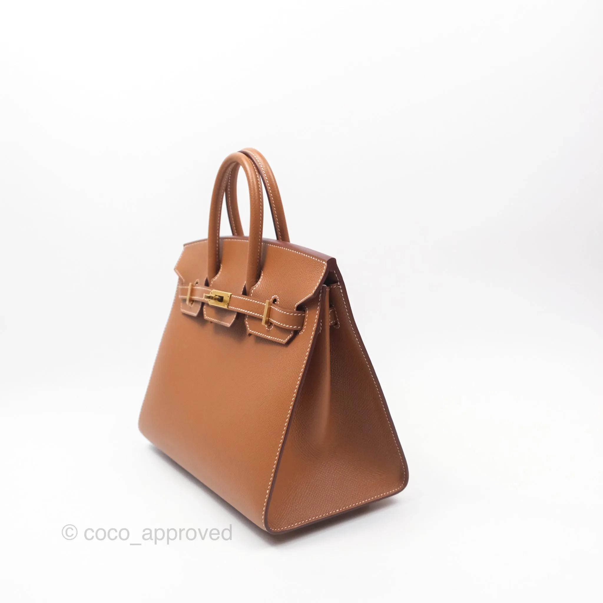 Hermes Birkin 25 Sellier Gold 37 Epsom Gold Hardware