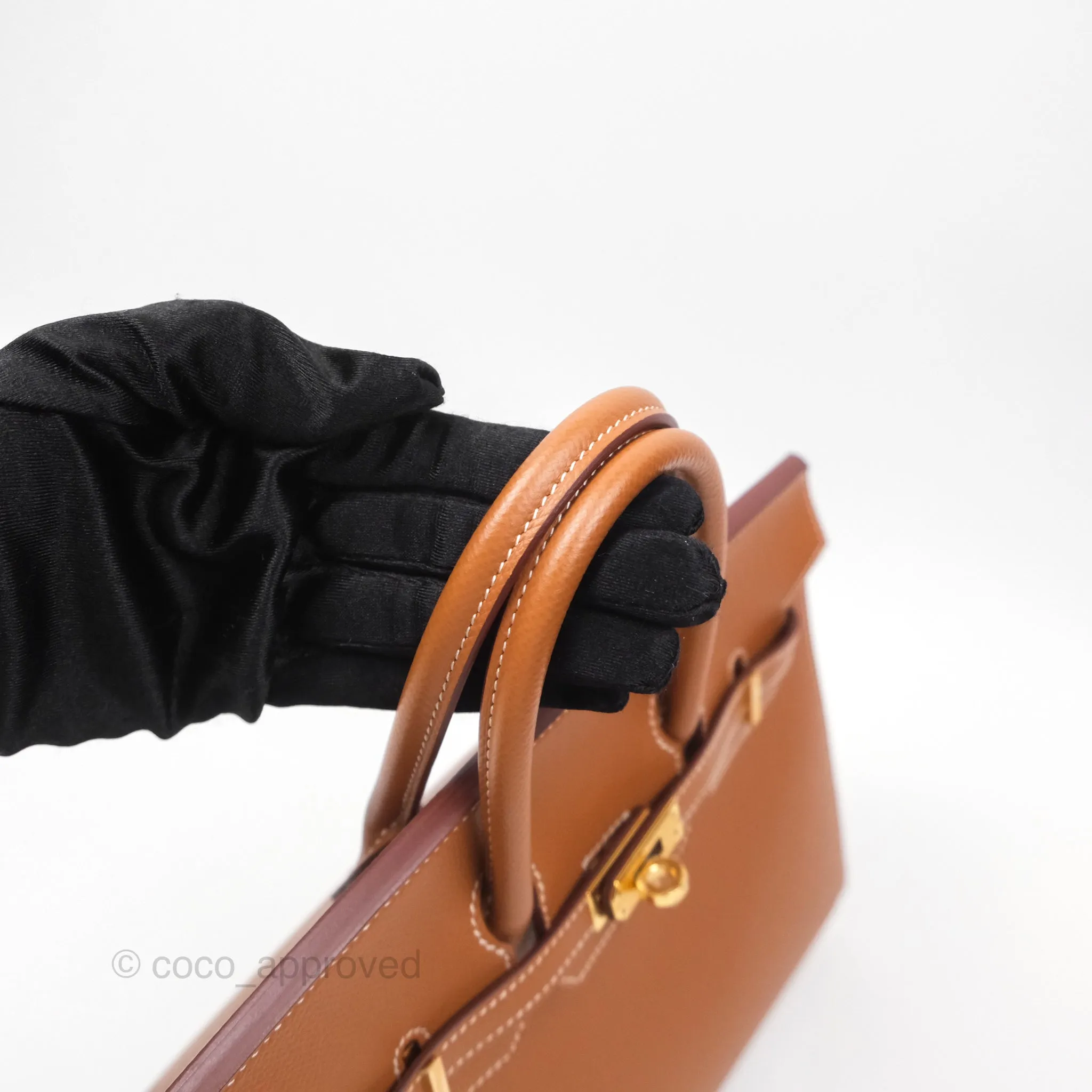 Hermes Birkin 25 Sellier Gold 37 Epsom Gold Hardware