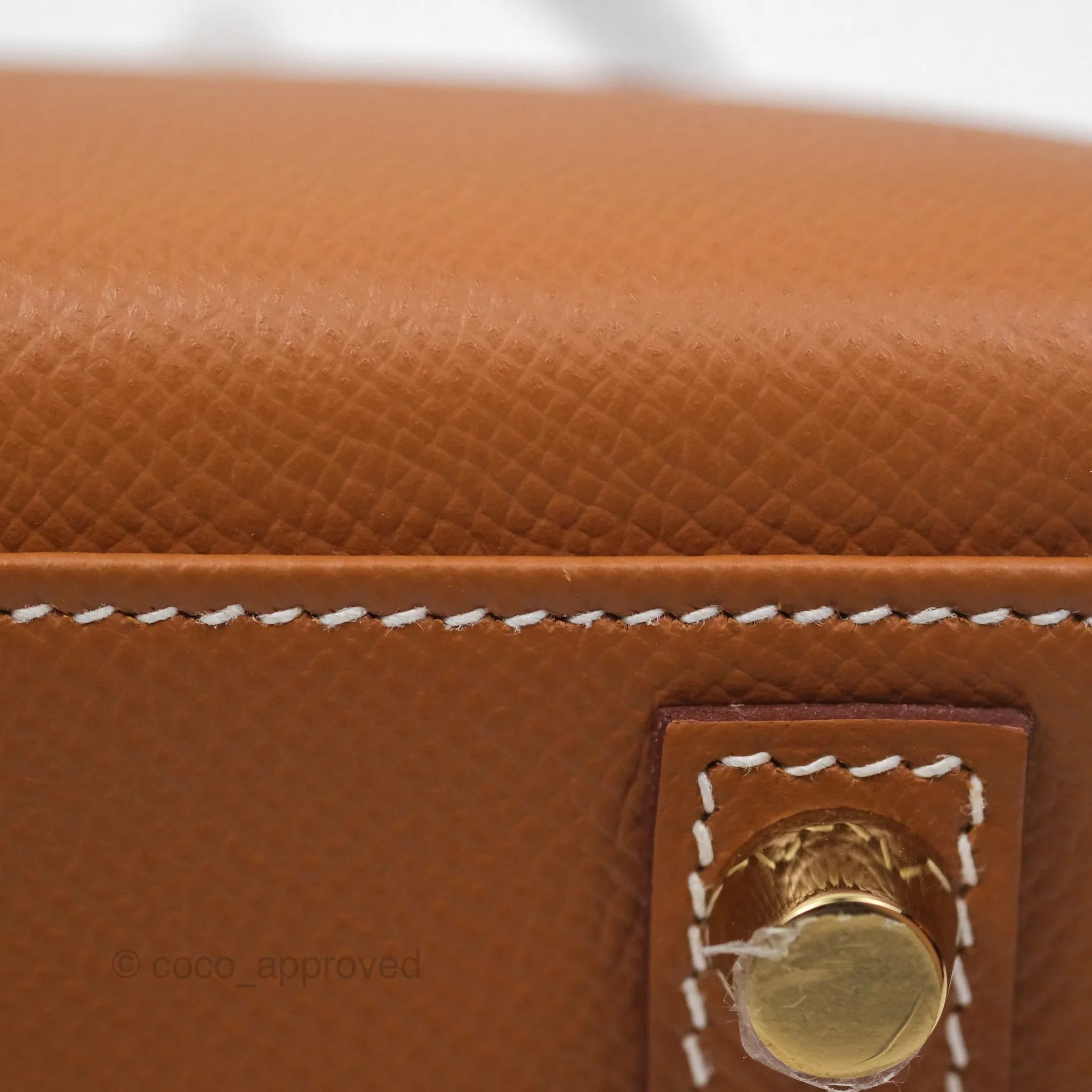 Hermes Birkin 25 Sellier Gold 37 Epsom Gold Hardware