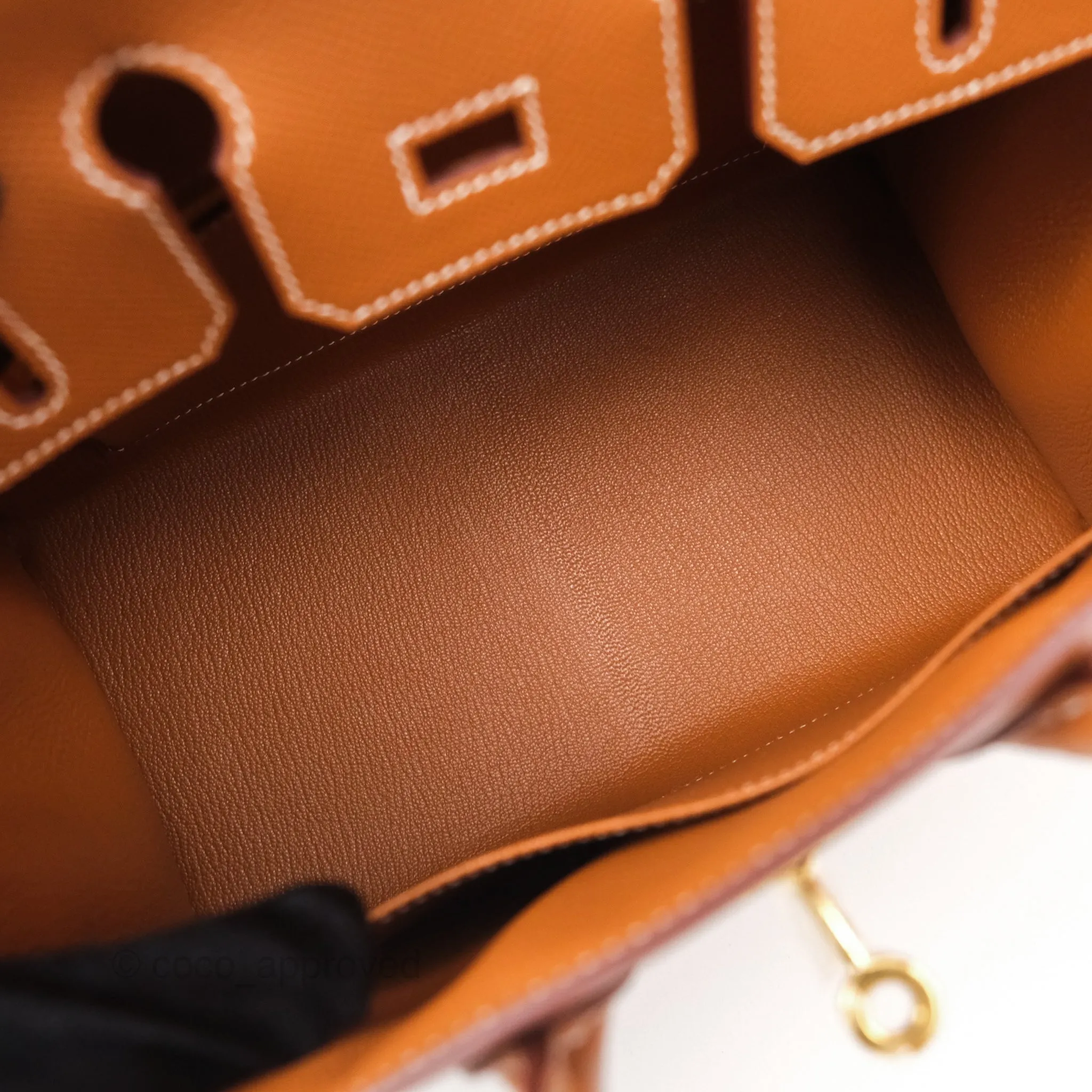 Hermes Birkin 25 Sellier Gold 37 Epsom Gold Hardware
