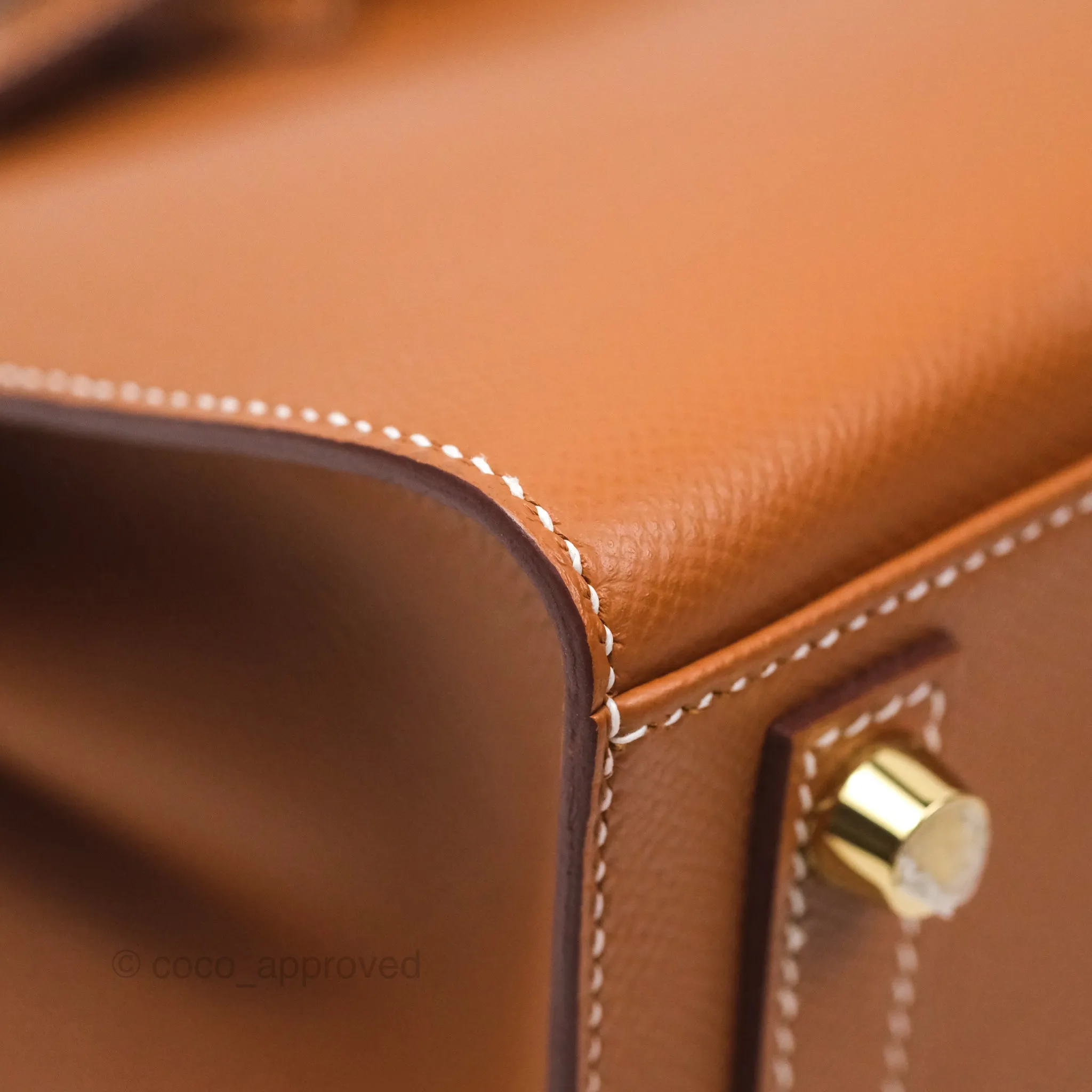 Hermes Birkin 25 Sellier Gold 37 Epsom Gold Hardware