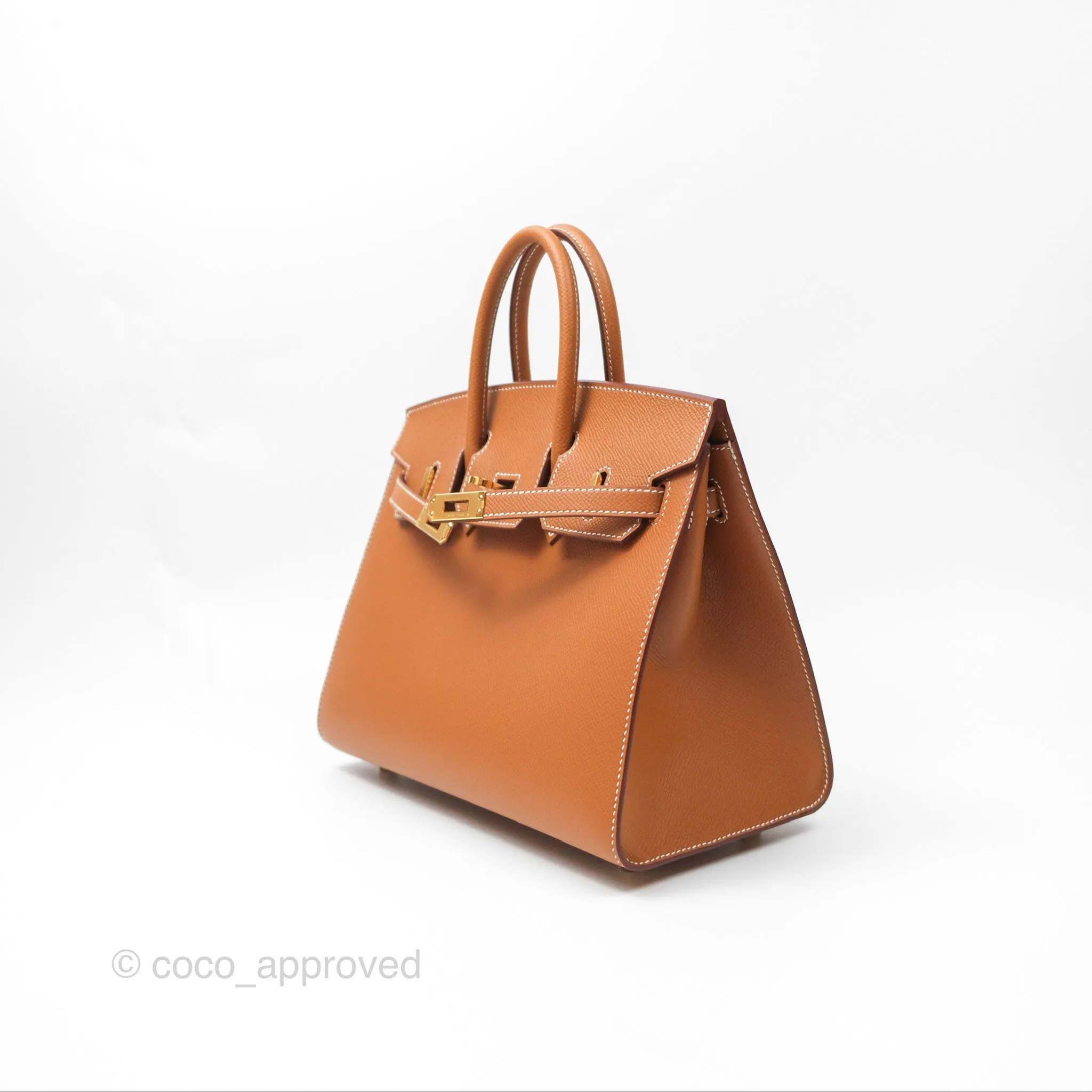 Hermes Birkin 25 Sellier Gold Epsom Gold Hardware