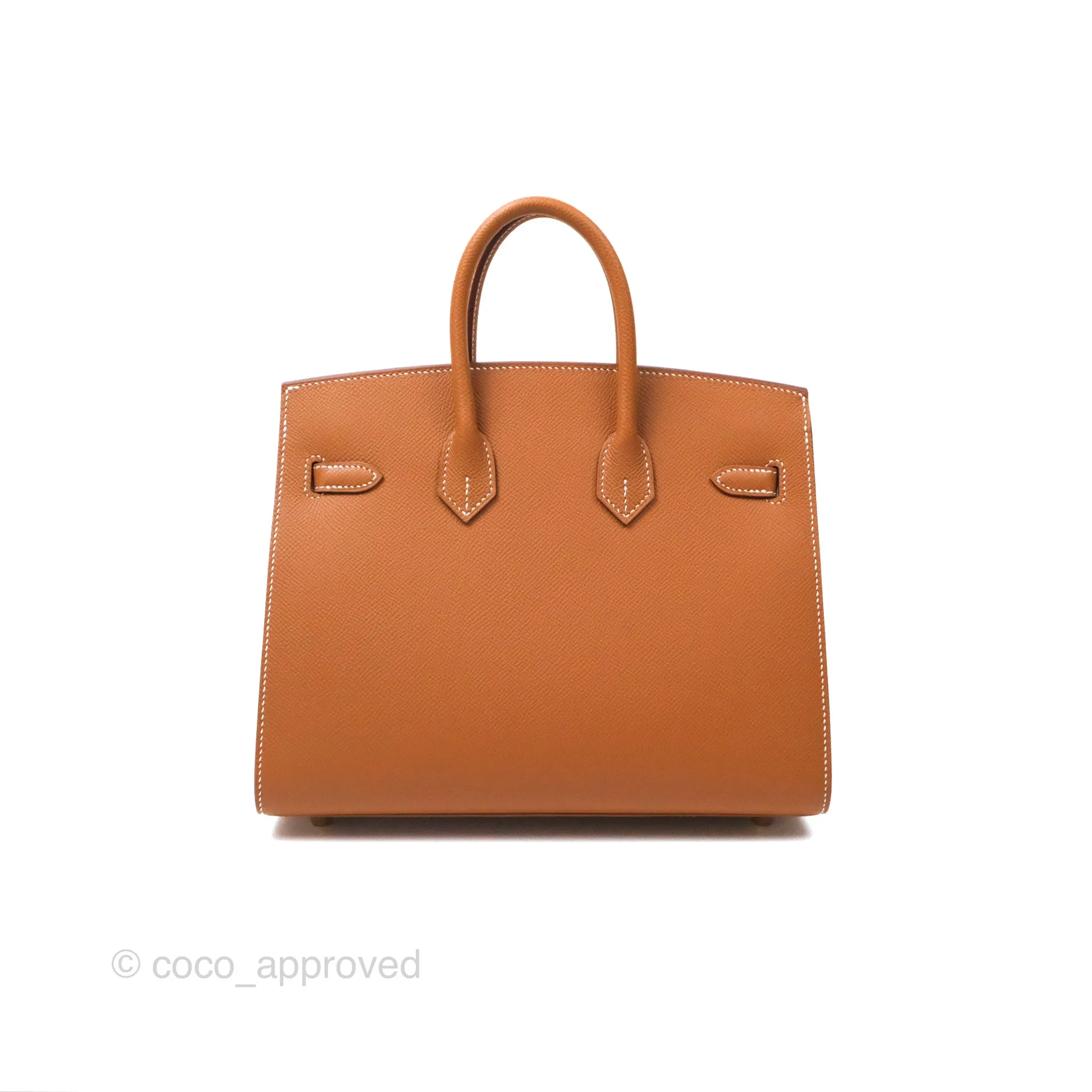 Hermes Birkin 25 Sellier Gold Epsom Gold Hardware