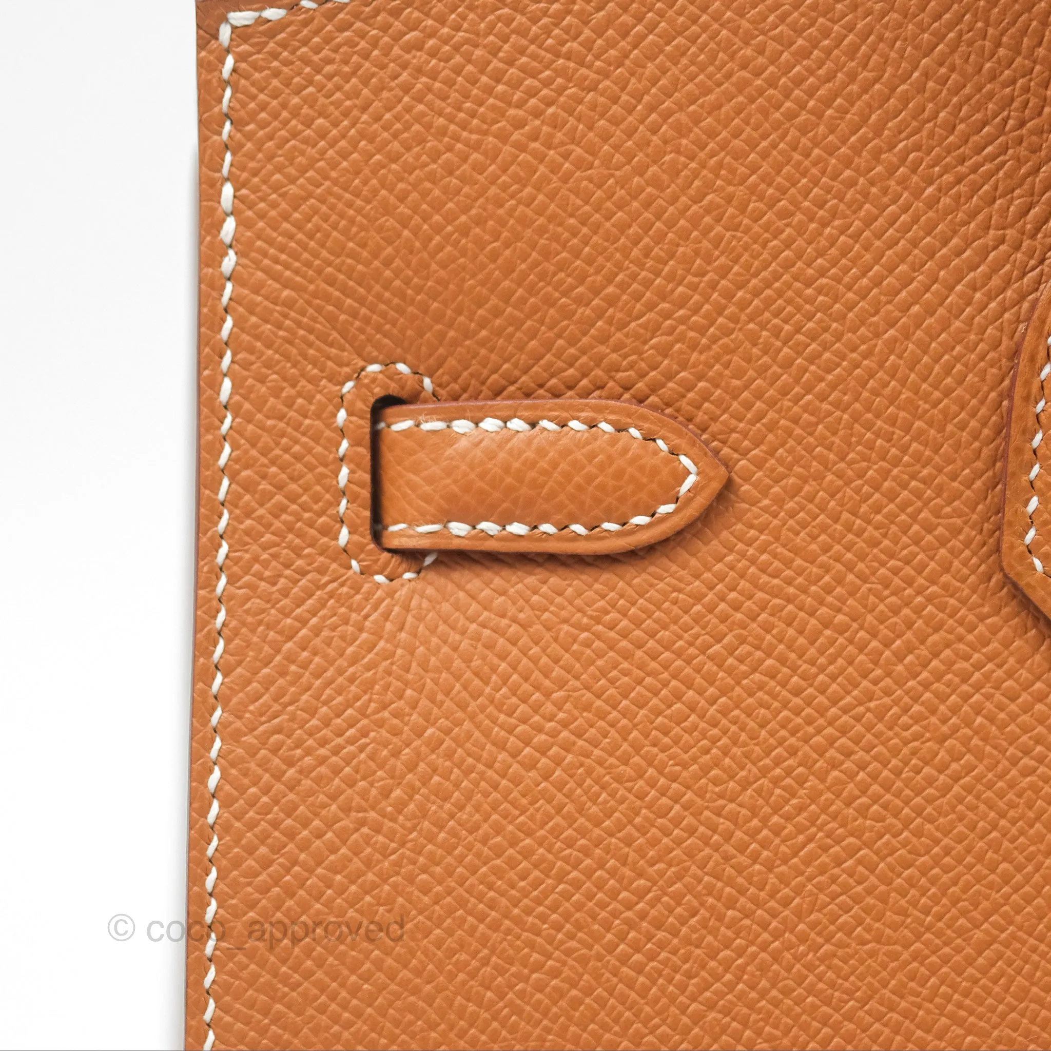 Hermes Birkin 25 Sellier Gold Epsom Gold Hardware