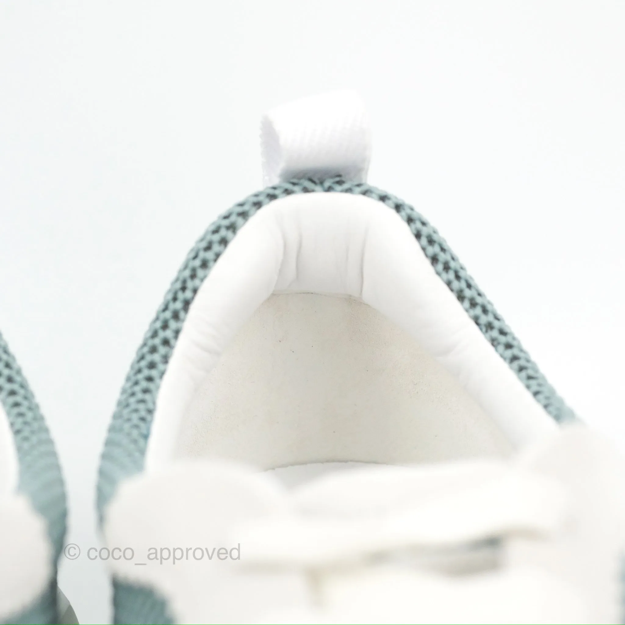 Hermes Bouncing Sneaker Vert D'eau/White Size 38